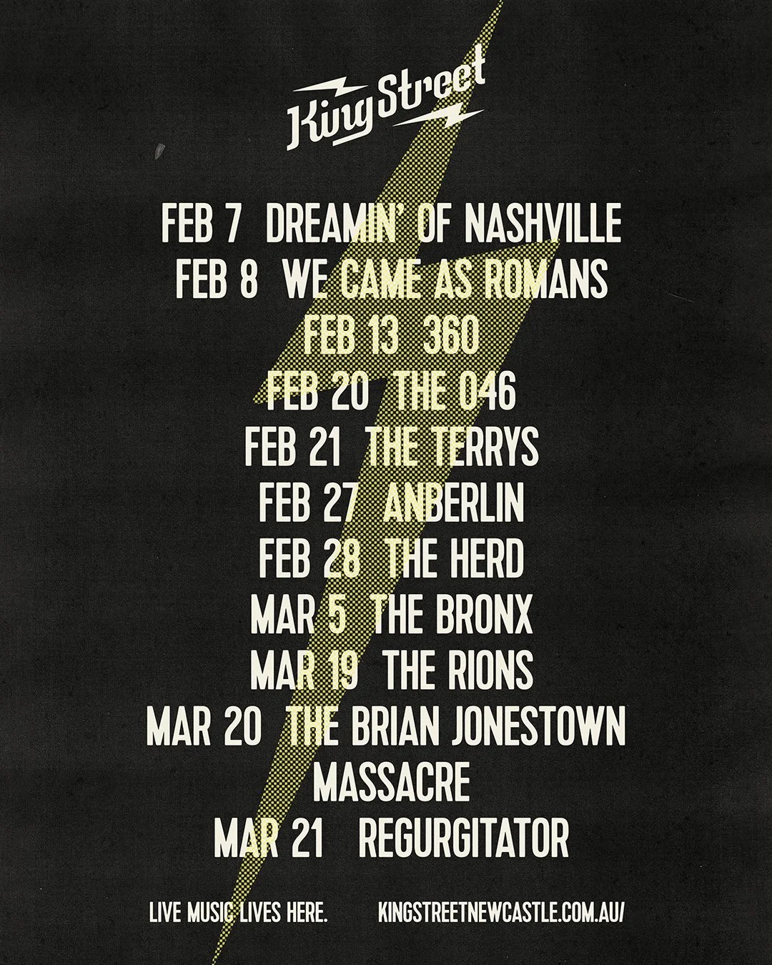 Just a few of the many gigs we've got coming through the doors over the next couple of weeks!