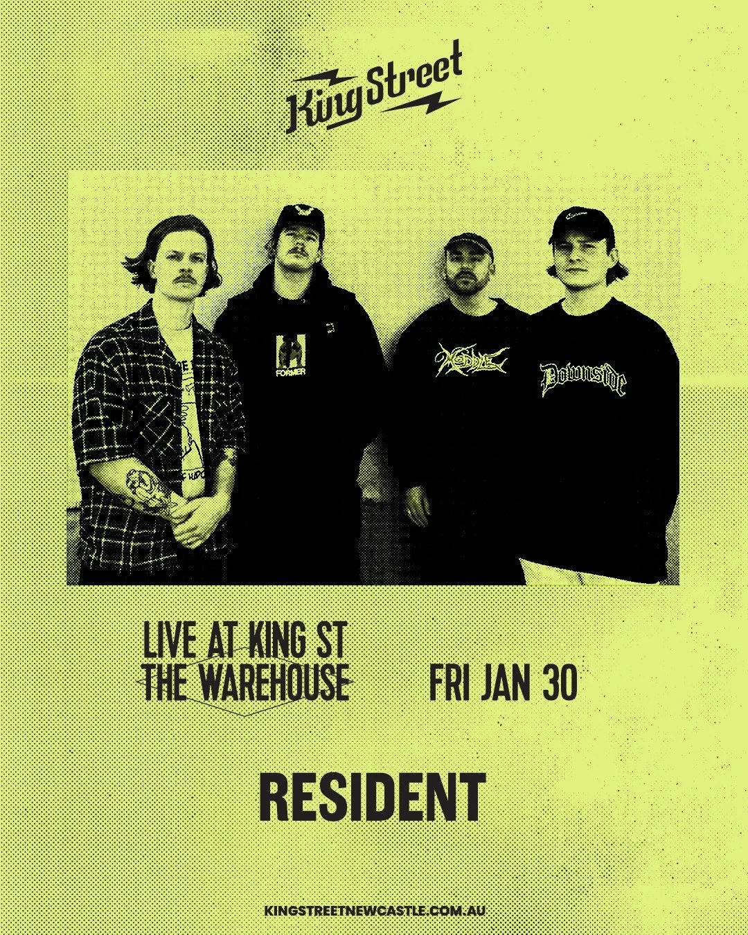 TOMORROW NIGHT: Resident will be performing their new album in The Warehouse with support from Dead Mall, Jan. and Jacques Levy&rsquo;s Desire. 
Tickets via the website.