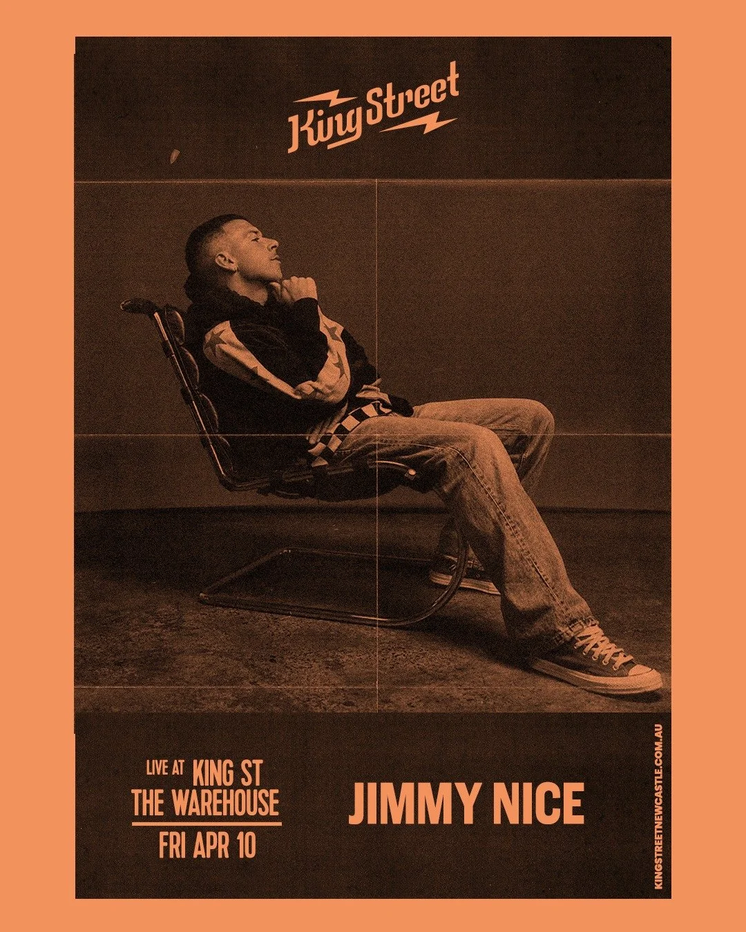 Fresh off sold-out shows and a breakthrough year, Jimmy Nice brings 'As It Echoed Off The Stoop', his latest album, along with fan favourites to King Street, April 10th.
Tickets on sale now via the website.