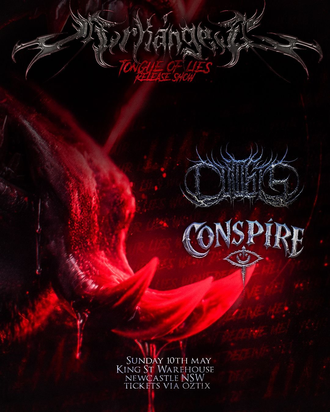 After touring nationwide throughout 2025 off the back of their debut EP and their standalone single "Haunting My Dreams" featuring Misstiq, Arkangel are kicking off 2026 with a massive Australian tour in support of their new single 'Tongue 