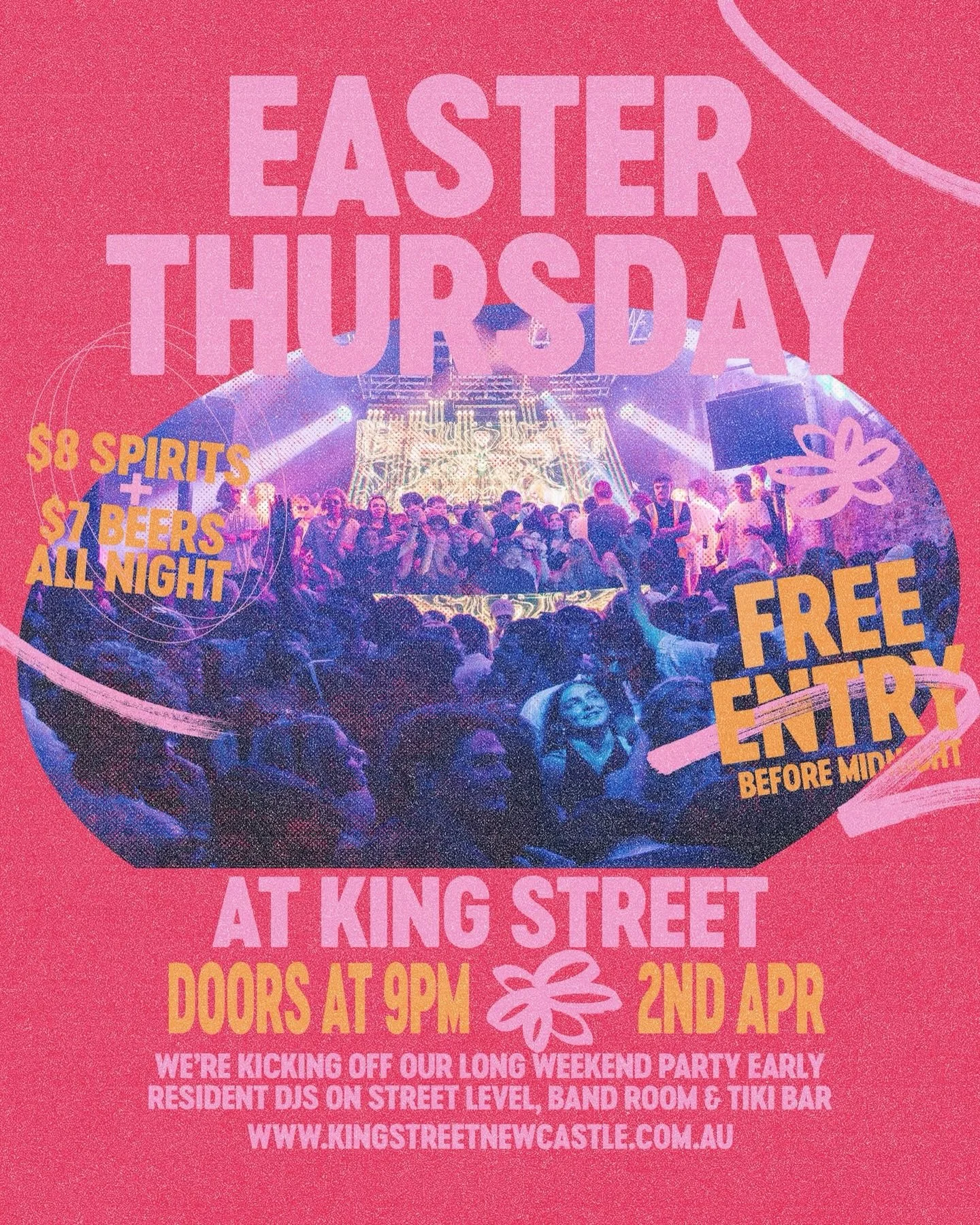 ￼Long weekend starts early tonight at King Street! Our doors open at 9PM. Resident DJs across the Street Level, Band Room and Tiki Bar, $8 spirits and $7 beers all night + FREE ENTRY before 12AM. What more do you need?

P.S. We&rsquo;re taking Friday