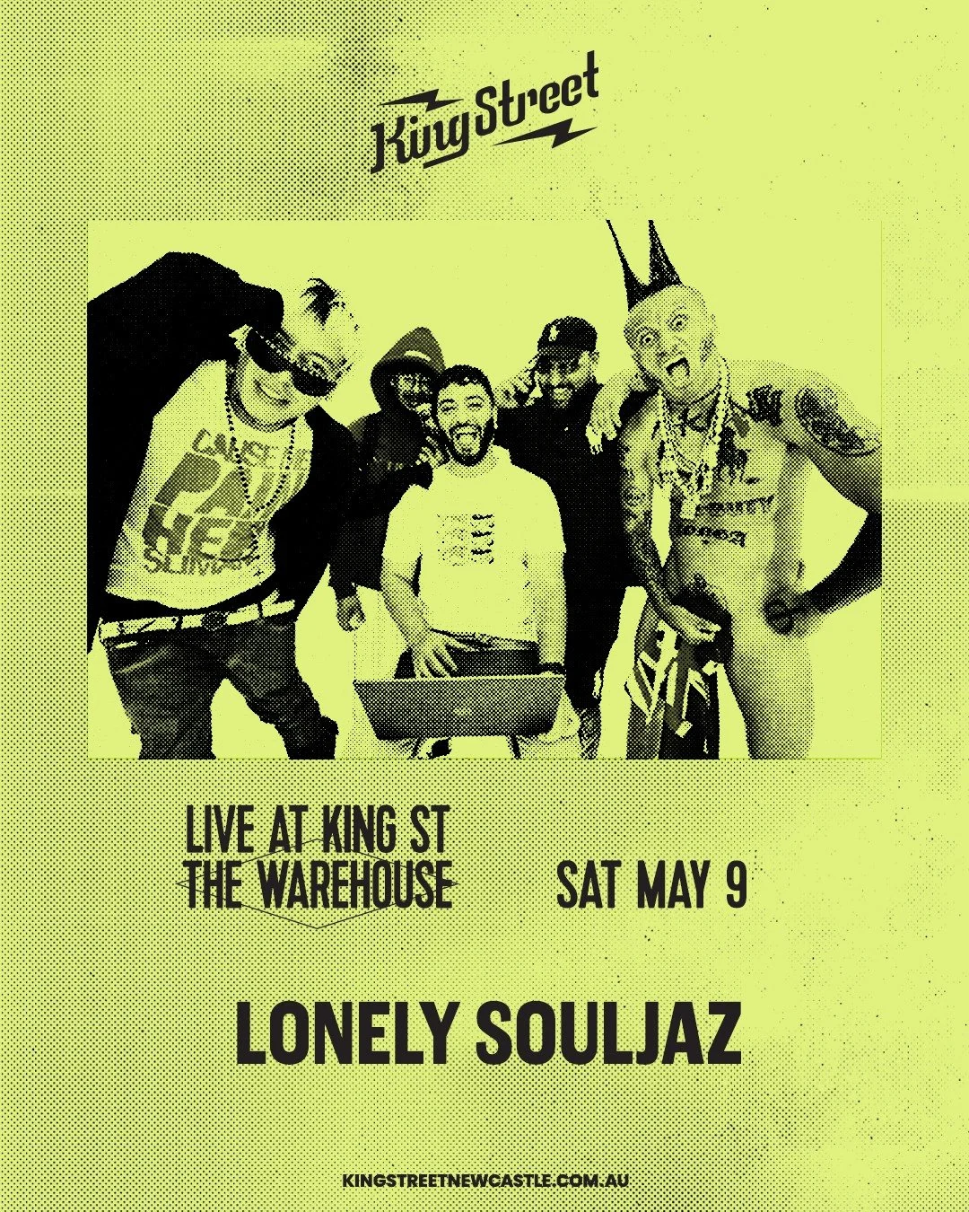 The Lonely Souljaz Tour rolls through King St this May for a full-blown warehouse takeover.

Fresh off building buzz in the underground, Lonely Souljaz bring chaos, charisma and proper party energy to the stage. It's a show that doesn&rsquo;t take it