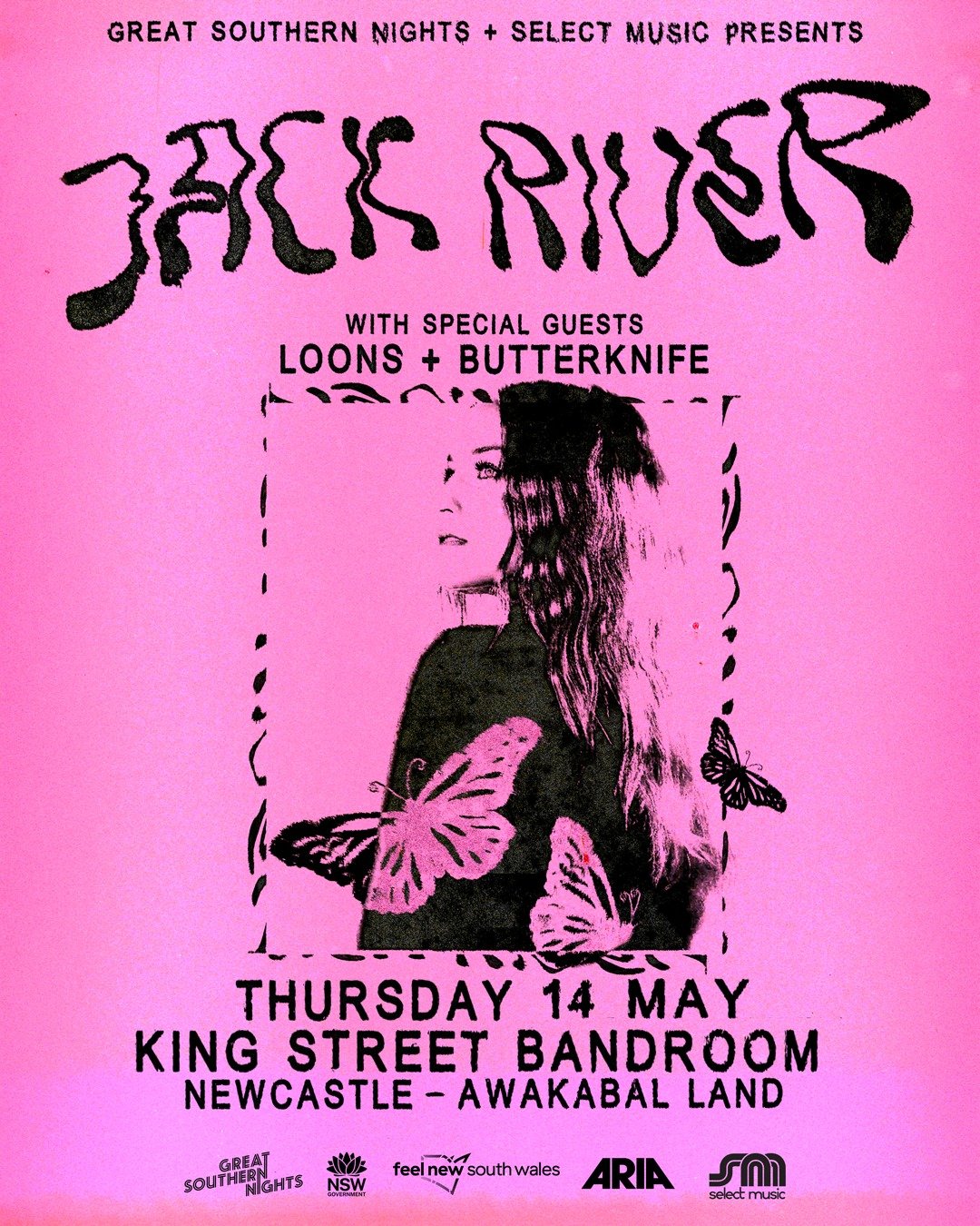 Jack River hits the King Street Bandroom tonight with special guests Loons and Butterknife.

Big Thursday night ahead in the Bandroom. Get tickets via our website.