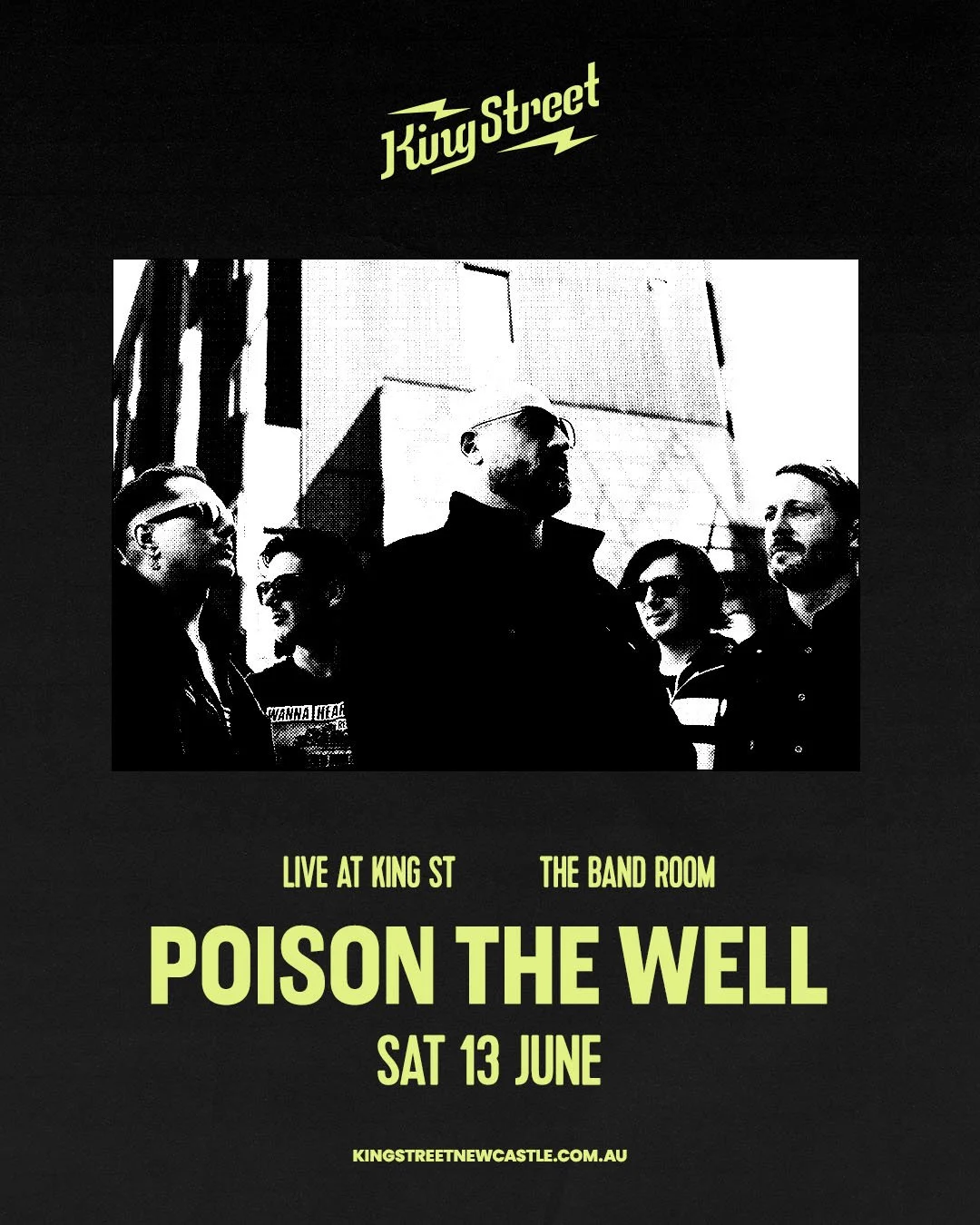 🚨SATURDAY: POISON THE WELL

One of the most influential acts in modern metal and hardcore, in 2026 Florida heavyweights POISON THE WELL will be in Newcastle this Saturday at King Street. The authentic and searing Boston hardcore group HAYWIRE will m
