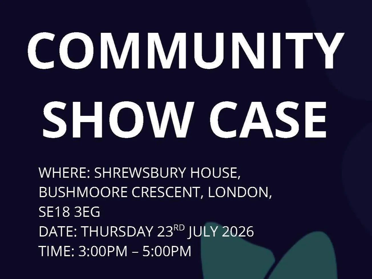 Community Show Case