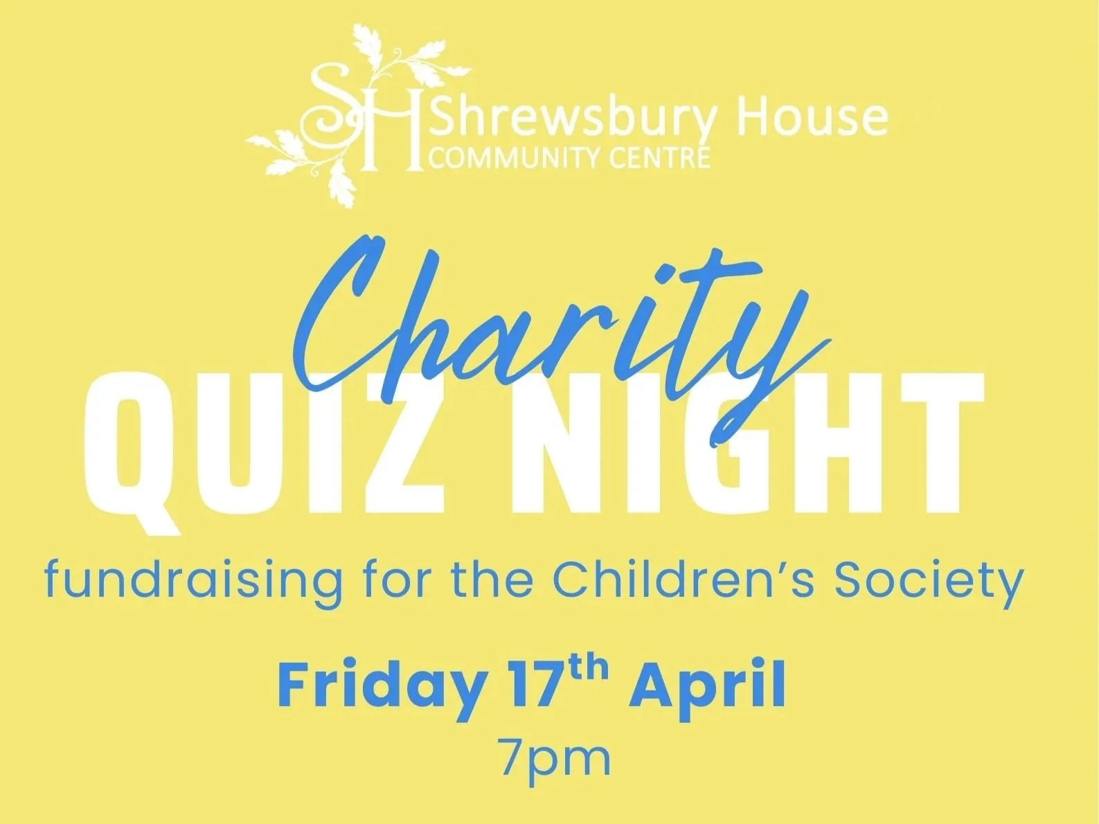 Charity Quiz Night - Supporting Alex's London Marathon for The Children's Society