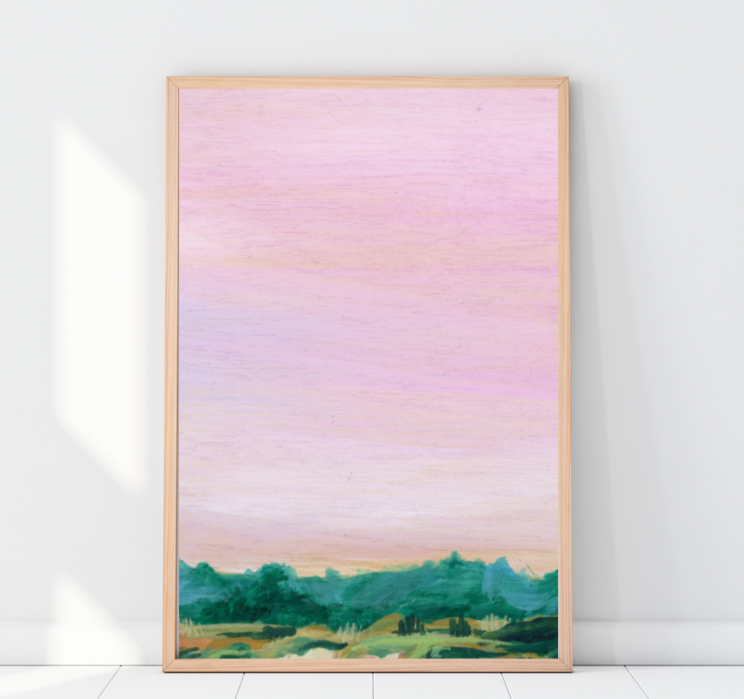 Large Wall Art -Santa Barbara- Butterfly Beach #1. fine art print Southern California beach