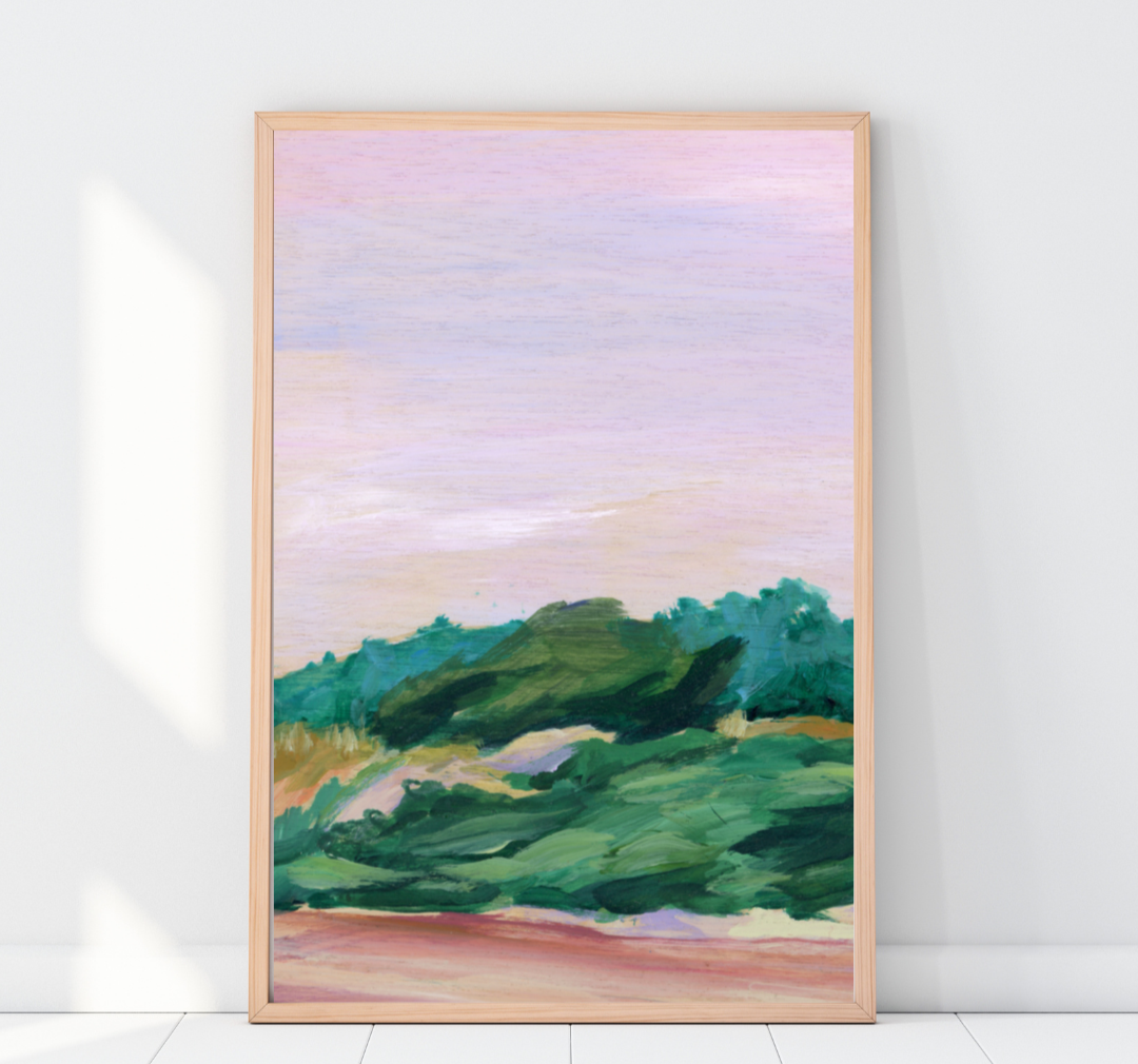 Large Wall Art -Santa Barbara- Butterfly Beach #4. fine art print Southern California beach