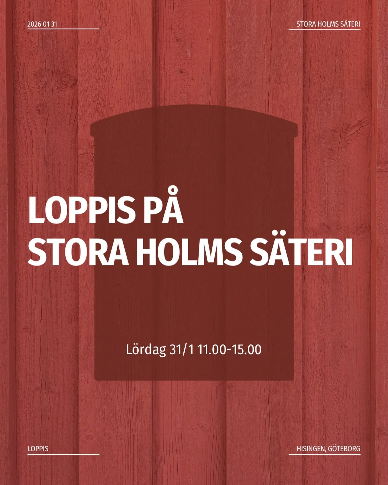 L&ouml;rdagen den 31 januari drar loppiss&auml;songen ig&aring;ng p&aring; g&aring;rden! H&auml;r kan du kan se fram emot massor av loppisbord fyllda med fina fynd och ov&auml;ntade skatter.

Passa ocks&aring; p&aring; att njuta av en paus med n&arin