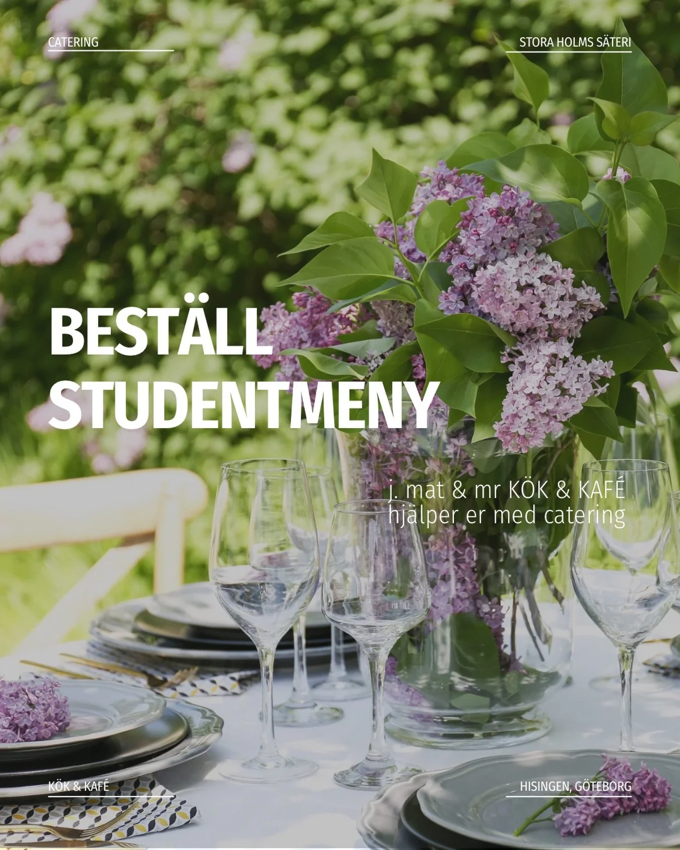 Snart &auml;r det dags att sjunga studenternas lovs&aring;ng &ndash; en av &aring;rets mest efterl&auml;ngtade stunder! En tid fylld av gl&auml;dje, stolthet och firande tillsammans med n&auml;ra och k&auml;ra v&auml;ntar.

Mitt i all planering vill 