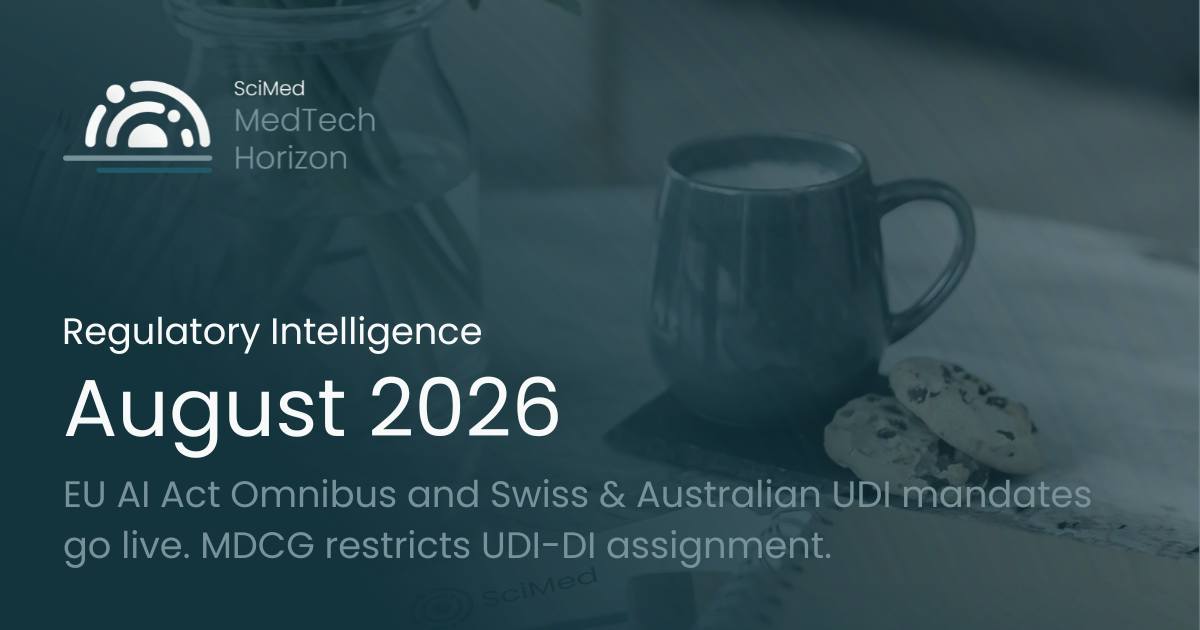 Regulatory Intelligence | August 2026