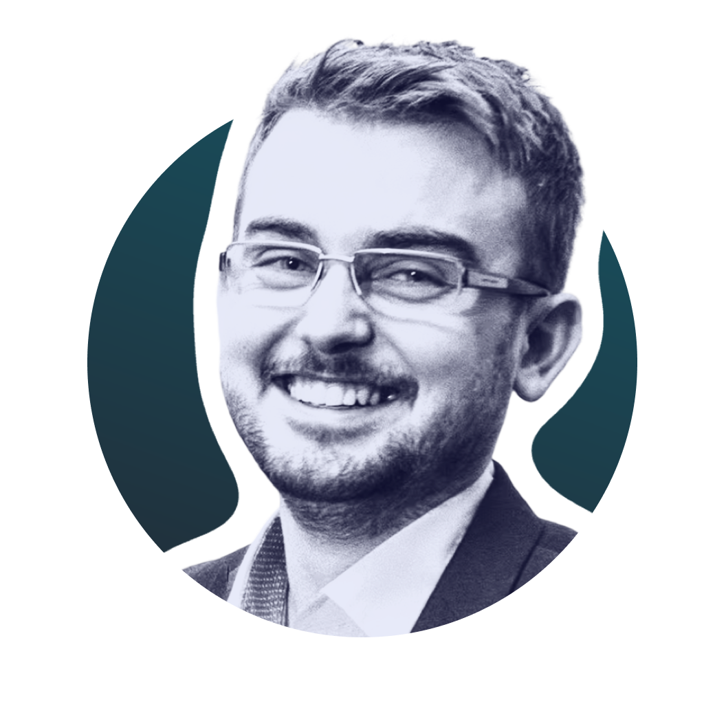 Headshot of a co-founder endorsing SciMed's regulatory solutions.