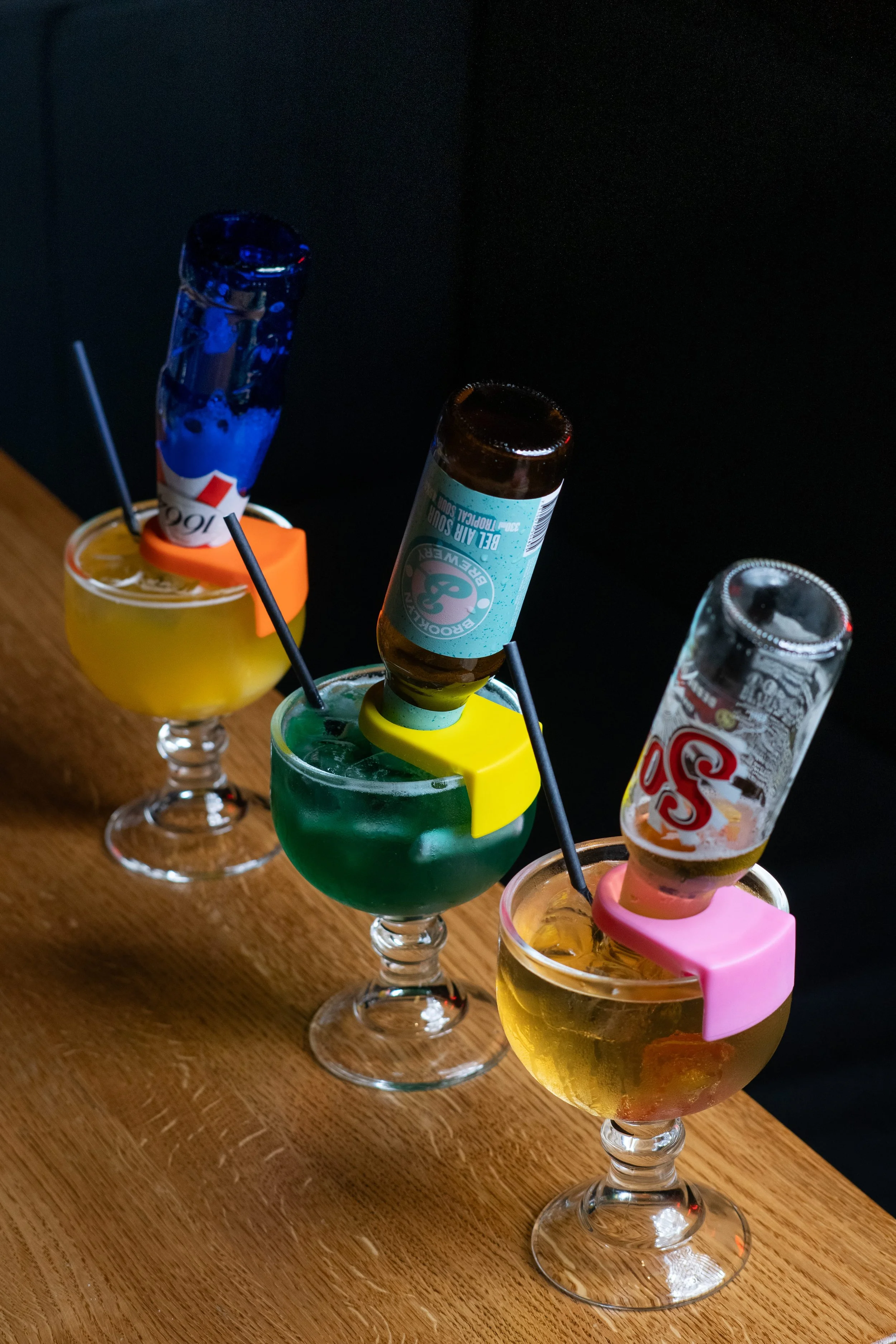 House cocktails at Holy Crab seafood boil restaurant, Helsinki