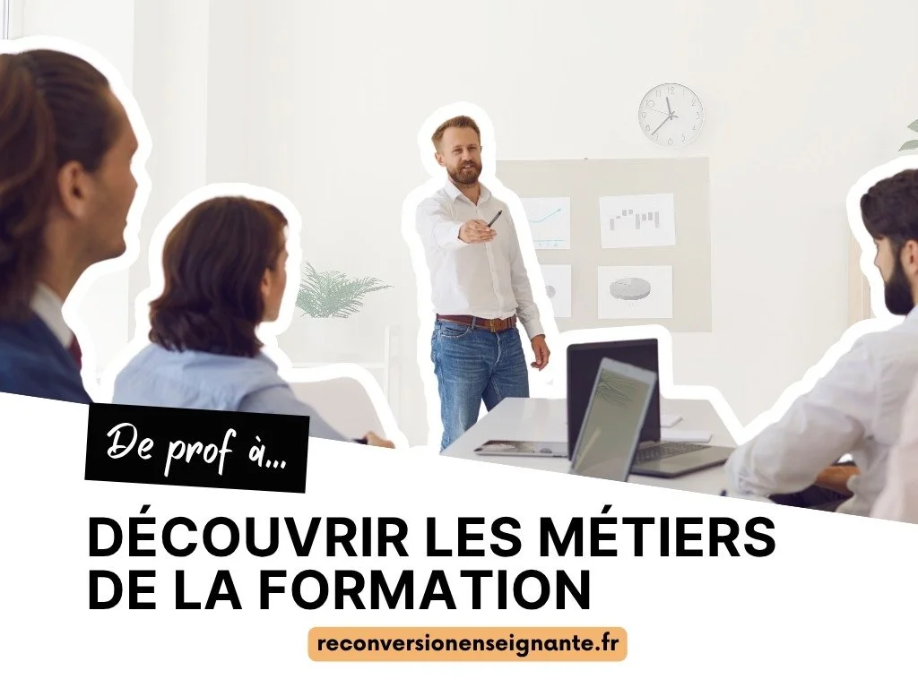Découvrir les métiers de la formation : un formateur anime une session devant un groupe d'adultes