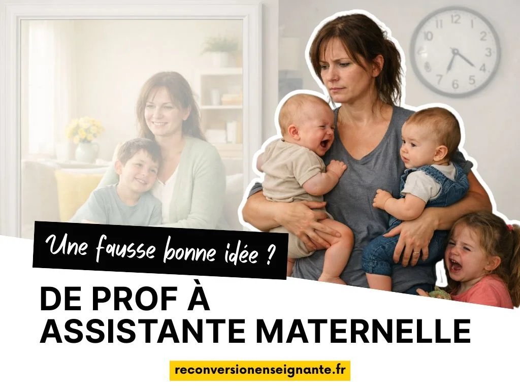 De prof à assistante maternelle 
