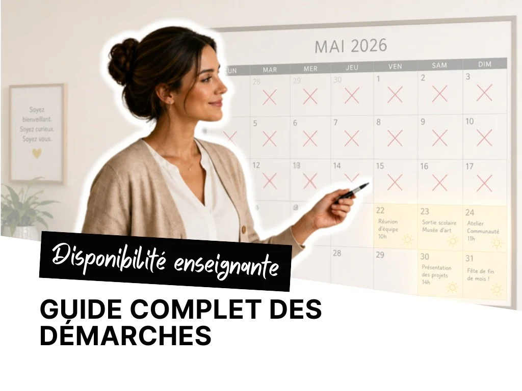 La disponibilité enseignante : guide complet des démarches 2026-2027