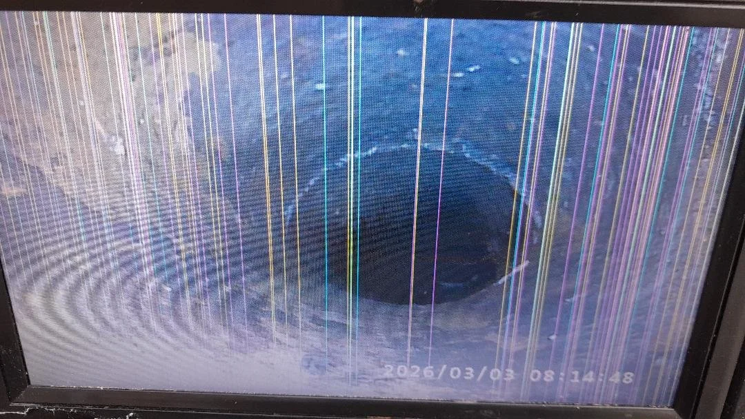 Blocked drains have been cleared and checked with a CCTV survey.