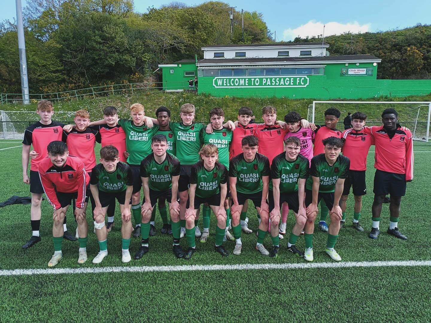 It was all to play for today for the St Peter&rsquo;s U19 Boys in the Cork School&rsquo;s Cup Semi Final against Scoil Mhuire gan Sm&aacute;l (SMGS) Blarney ⚽️ To lose would mean the end of their season-long winning streak which has seen them attain 