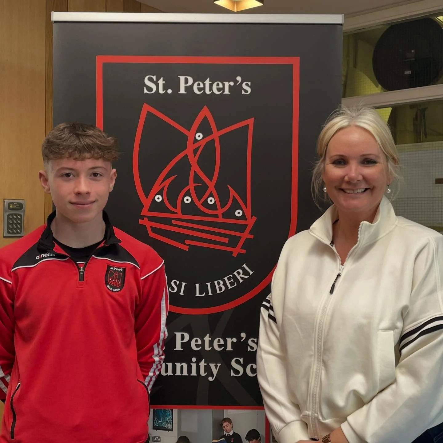 In Our Community

Best of Luck to Ben Devine (Second Year) who is playing on the Cork Schoolboys U14 team in this afternoon&rsquo;s Inter League Quarter Final in Mayo! ⚽️ Ben, pictured here with his St. Peter&rsquo;s U15 Boys Soccer Team Coach Ms. Ma
