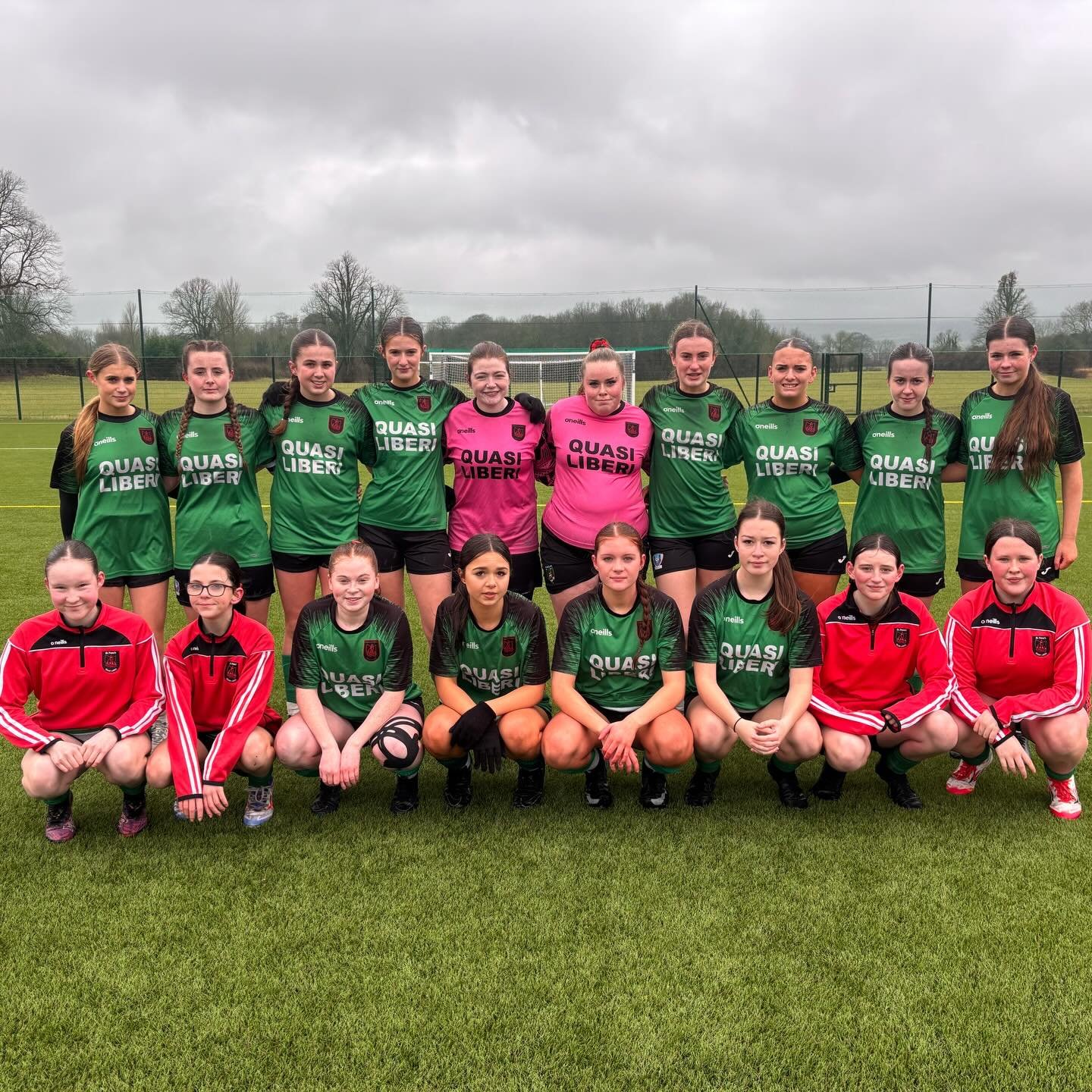 Our U17 Girls Soccer Team continued their unbeaten run with another big win in the FAI Schools Junior National Semi Final against Leinster Champions St. Kilian&rsquo;s, Dublin yesterday 👏 Under wet and windy conditions, the girls showed great teamwo
