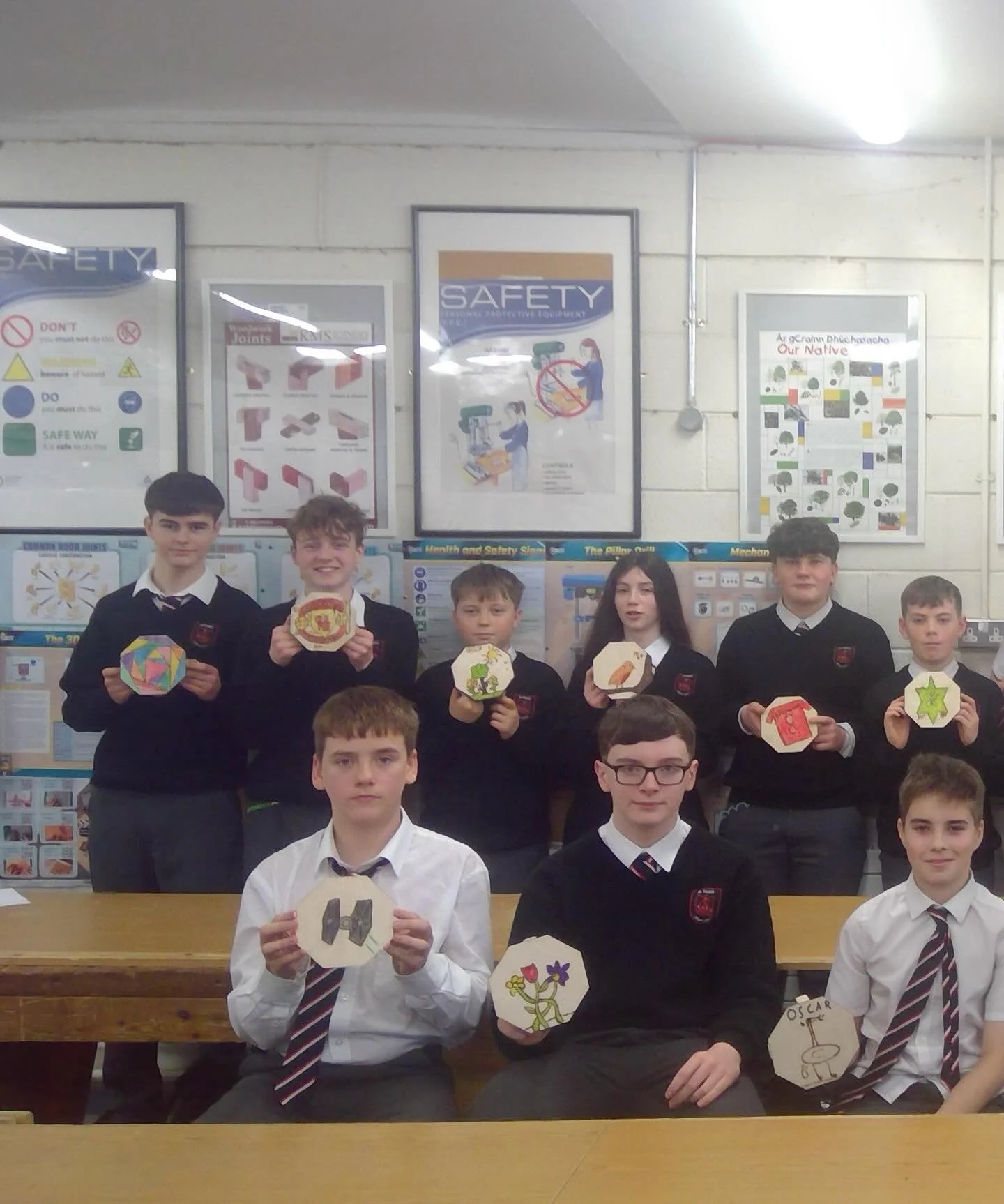 Well done to our First Years who have just completed their first major Wood Technology project with Mr. Fitzgerald! 🪚 Great to see that students have developed their practical skills, learning the art of chiselling and the precision of marking out ?