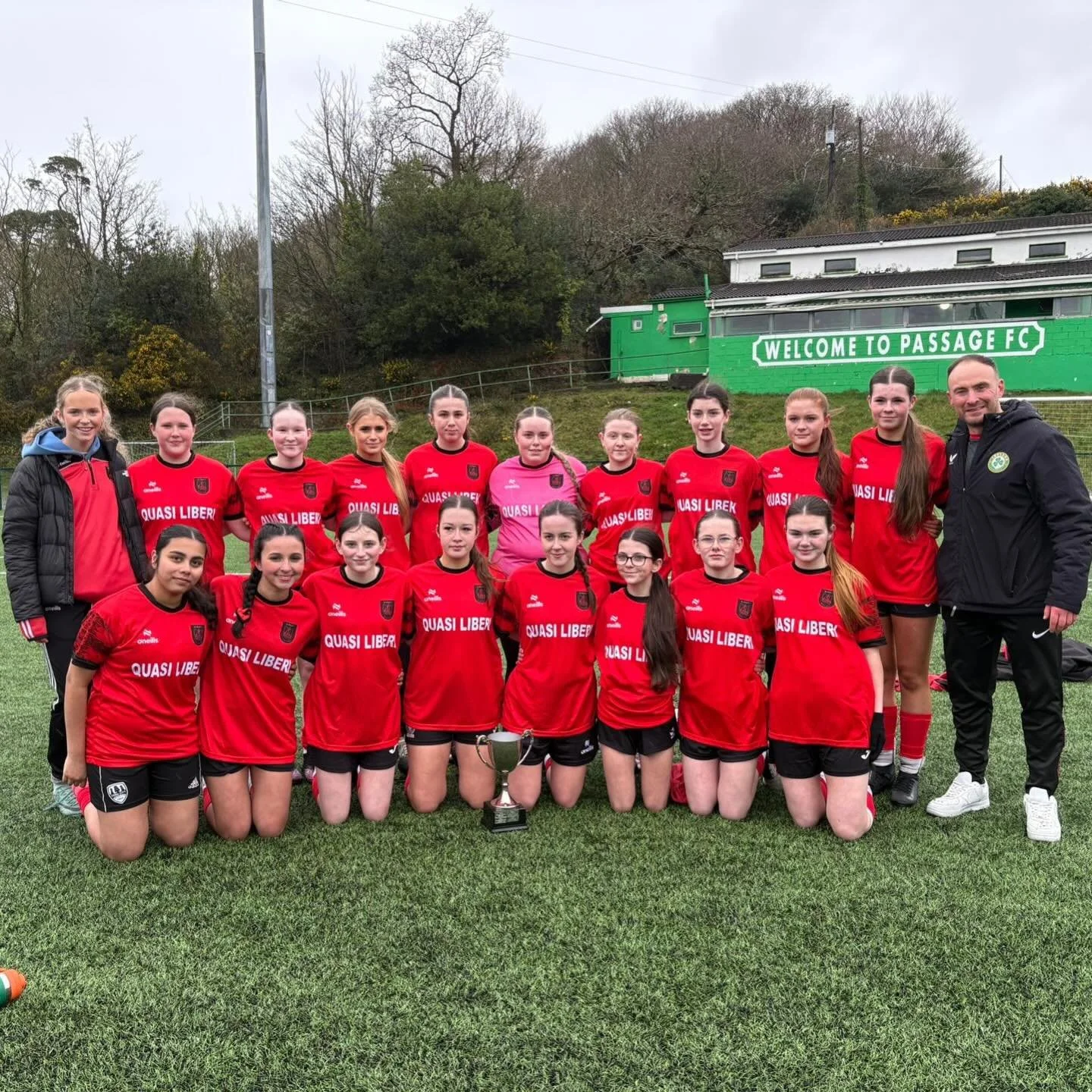 Unfortunately an All Ireland Final was not to be for our U15 Girls Soccer Team, as they lost out 4-3 to Gallen Community School in their All Ireland Semi Final before the Easter break ⚽️ After two penalties awarded against them in the first half, St.