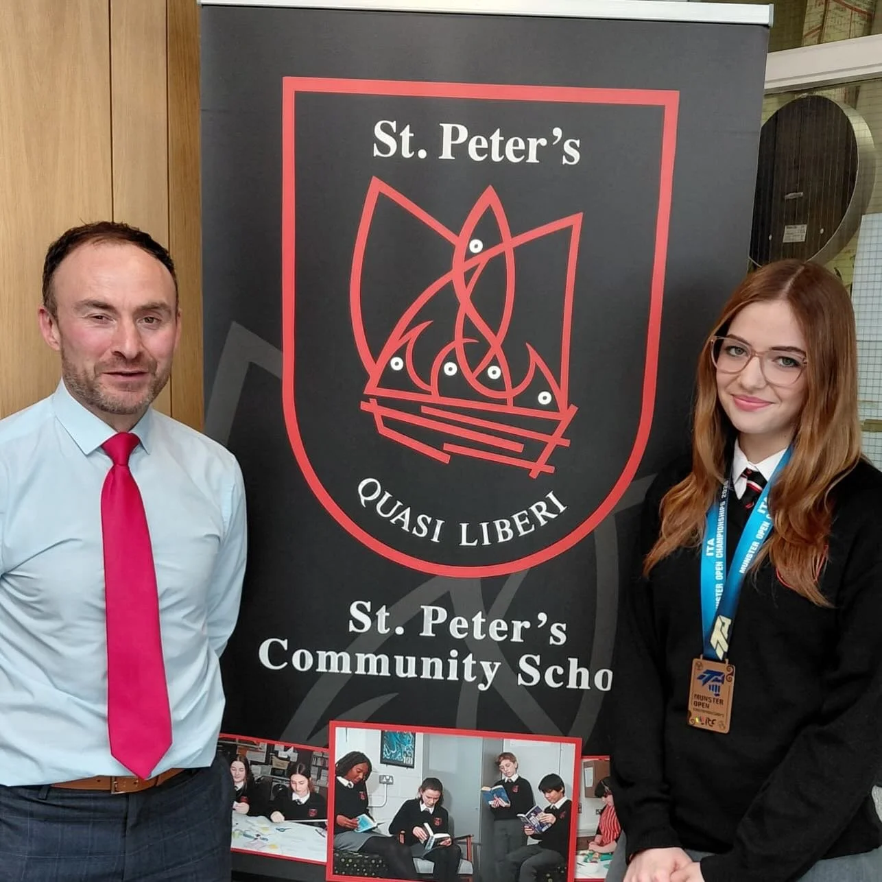 In Our Community

Congratulations to Hayley O&rsquo;Brien (Second Year) who recently won a Munster ITF Bronze Medal in Sparring 🥋 Hayley represented @passagetkd (Passage West Taekwon Do Club) at the Munster Open Championships in Waterford in late Fe