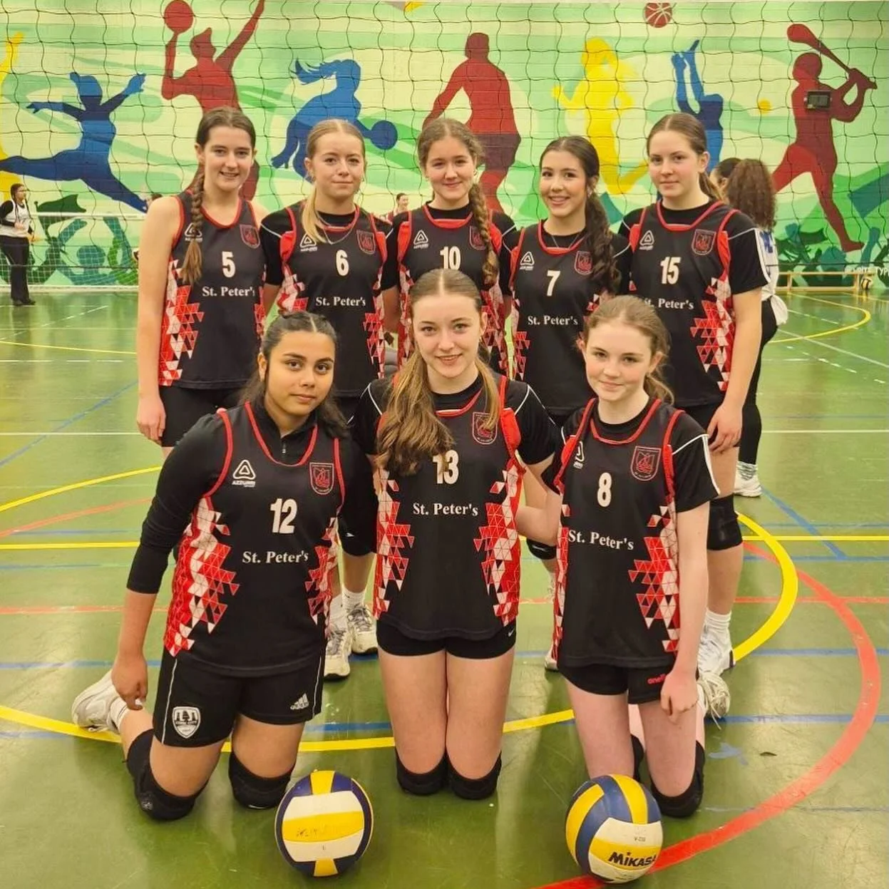 St. Peter&rsquo;s Junior Girls Volleyball Team will travel to Portlaoise tomorrow for their @volleyballireland All Ireland Semi Final! 🏐 This year&rsquo;s campaign began before Easter, when our Team Red left everything on the court, battling through