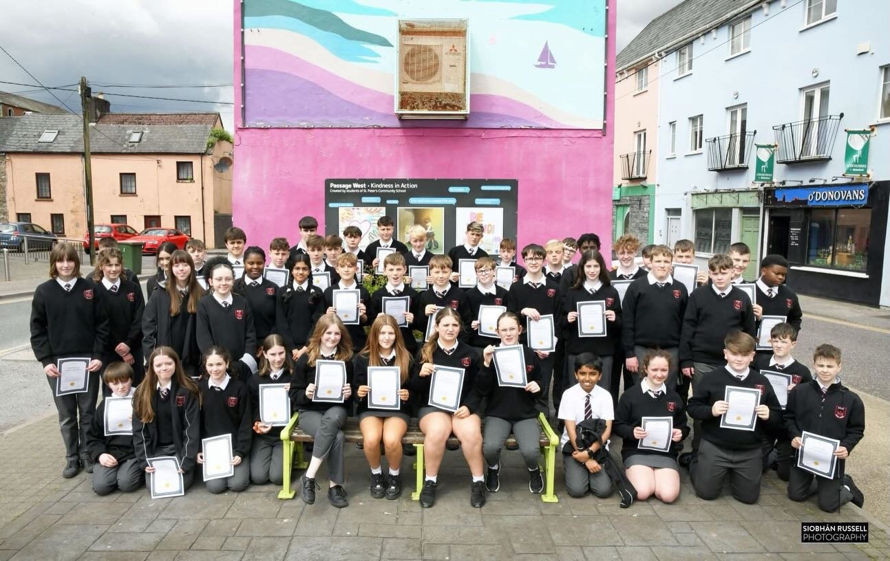 In Our Community

Congratulations to First Years Scott, Amelia and Abbie, whose artwork has been selected by Passage West Together to be part of a community art display entitled &ldquo;Kindness in Action&rdquo; 💫 Joined by their First Year classmate