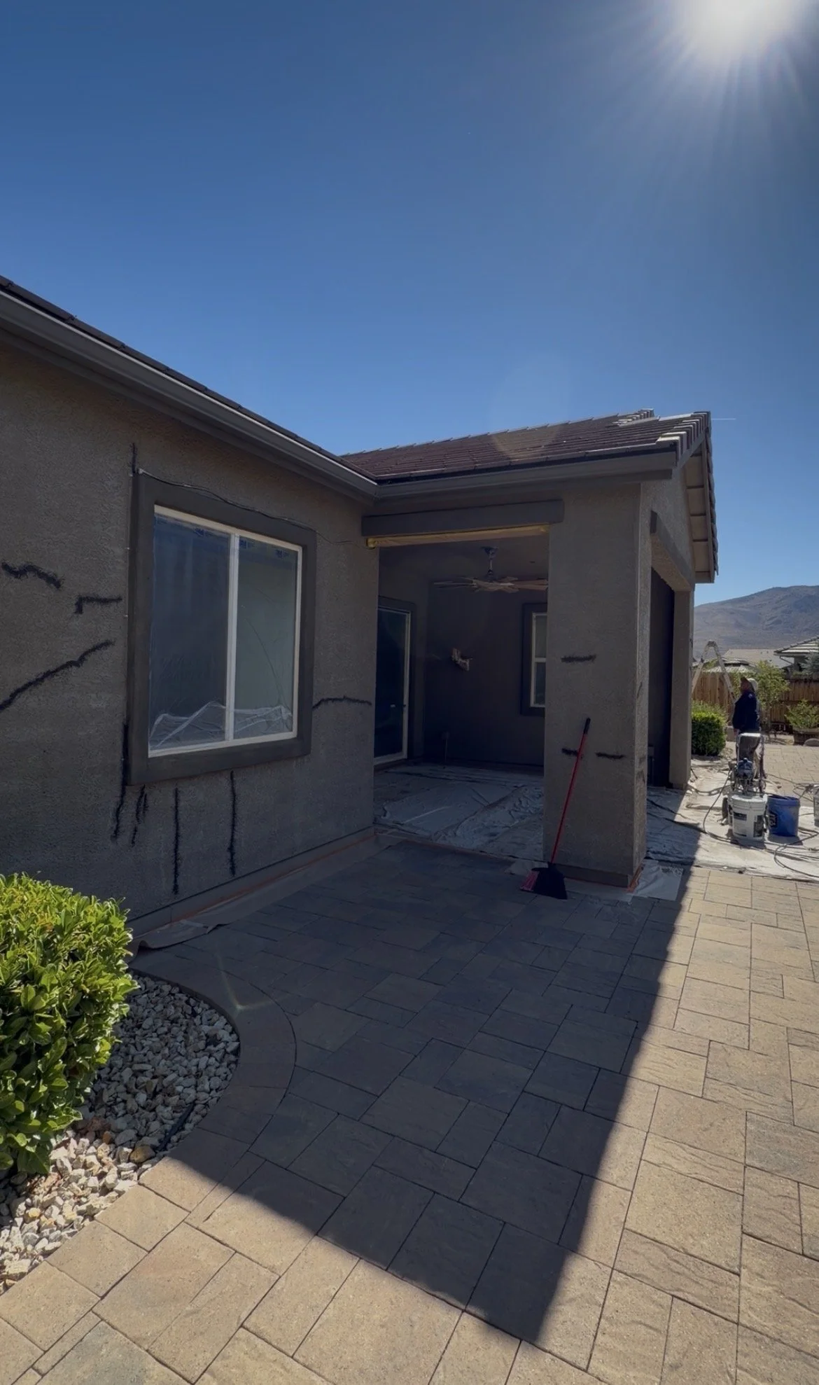 South Reno home getting proper prep before paint