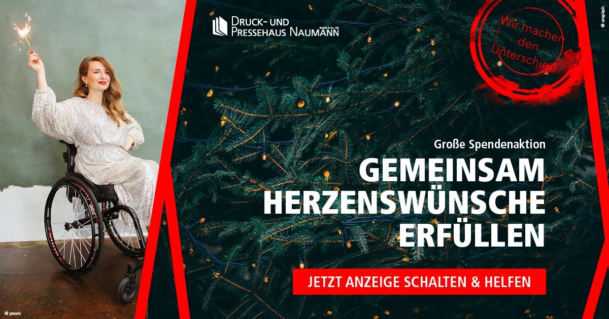 Gemeinsam Herzensw&uuml;nsche erf&uuml;llen: Machen Sie mit &amp; schenken Sie Freude zu Weihnachten! 😍🎄🎁

Wir rufen unsere Leser dazu auf, uns Ihre Herzensw&uuml;nsche f&uuml;r jene Personen mitzuteilen, die Ihrer Meinung nach eine au&szlig;ergew