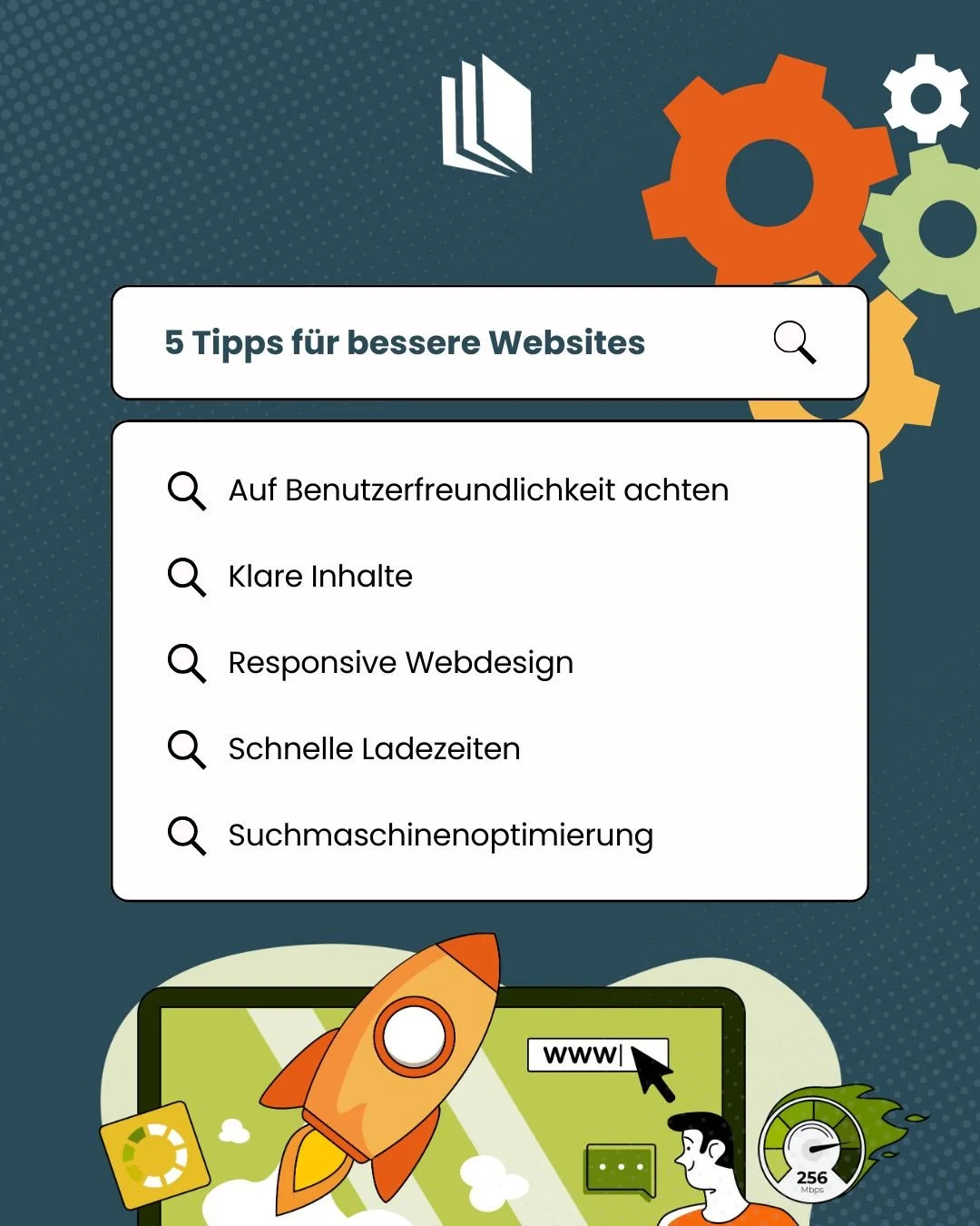 5 Profi-Tipps f&uuml;r eine bessere Website🌐🚀

Eine moderne Website ist heute mehr als nur eine digitale Visitenkarte. Sie ist das Aush&auml;ngeschild deiner Marke und oft der erste Kontaktpunkt mit potenziellen Kunden. Damit sie &uuml;berzeugt, mu