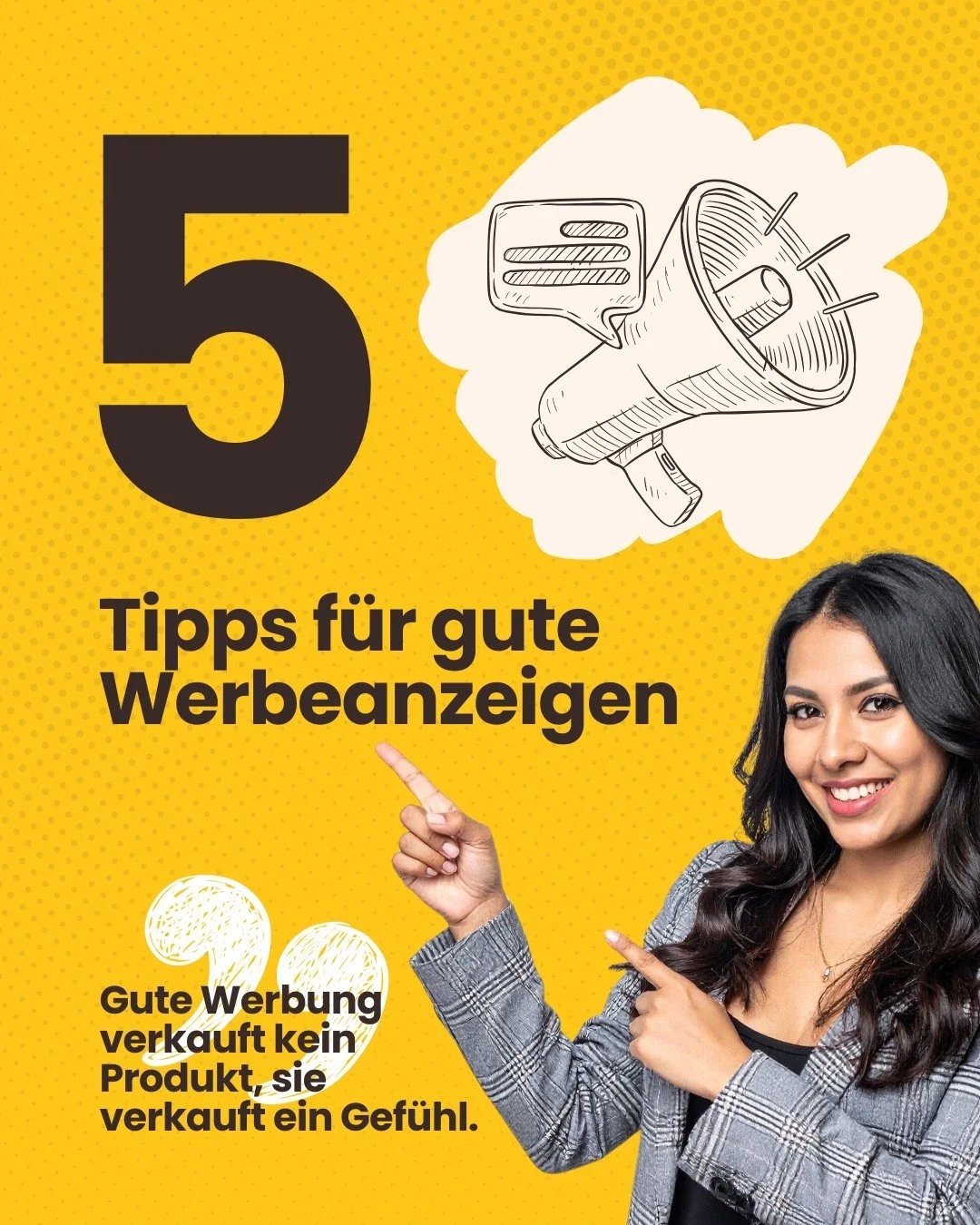 Alle reden von besseren Werbeanzeigen.
Aber am Ende geht's nicht nur um Klicks oder bunte Grafiken.
Gute Ads entstehen, wenn du verstehst, was Menschen wirklich bewegt und das ehrlich r&uuml;berbringst.

Wenn du mehr &uuml;ber Werbung lernen willst, 