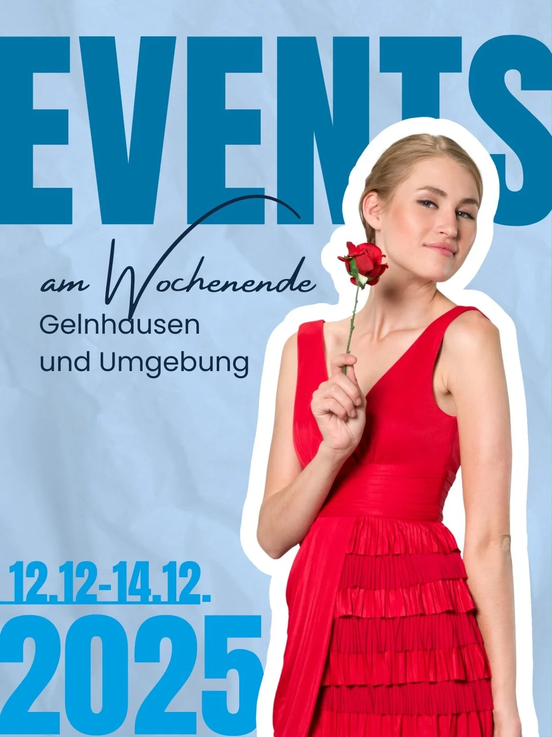 🎄Wochenend-Tipps f&uuml;r Gelnhausen und Umgebung🎄

Dieses Wochennede gibt es wieder spannende Veranstaltungen.

Viel Spa&szlig; und ein erlebnisberiches Wochennede. 🎉🎉

Wenn ihr noch andere spannende Veranstaltungen habt, teilt sie gerne in den 