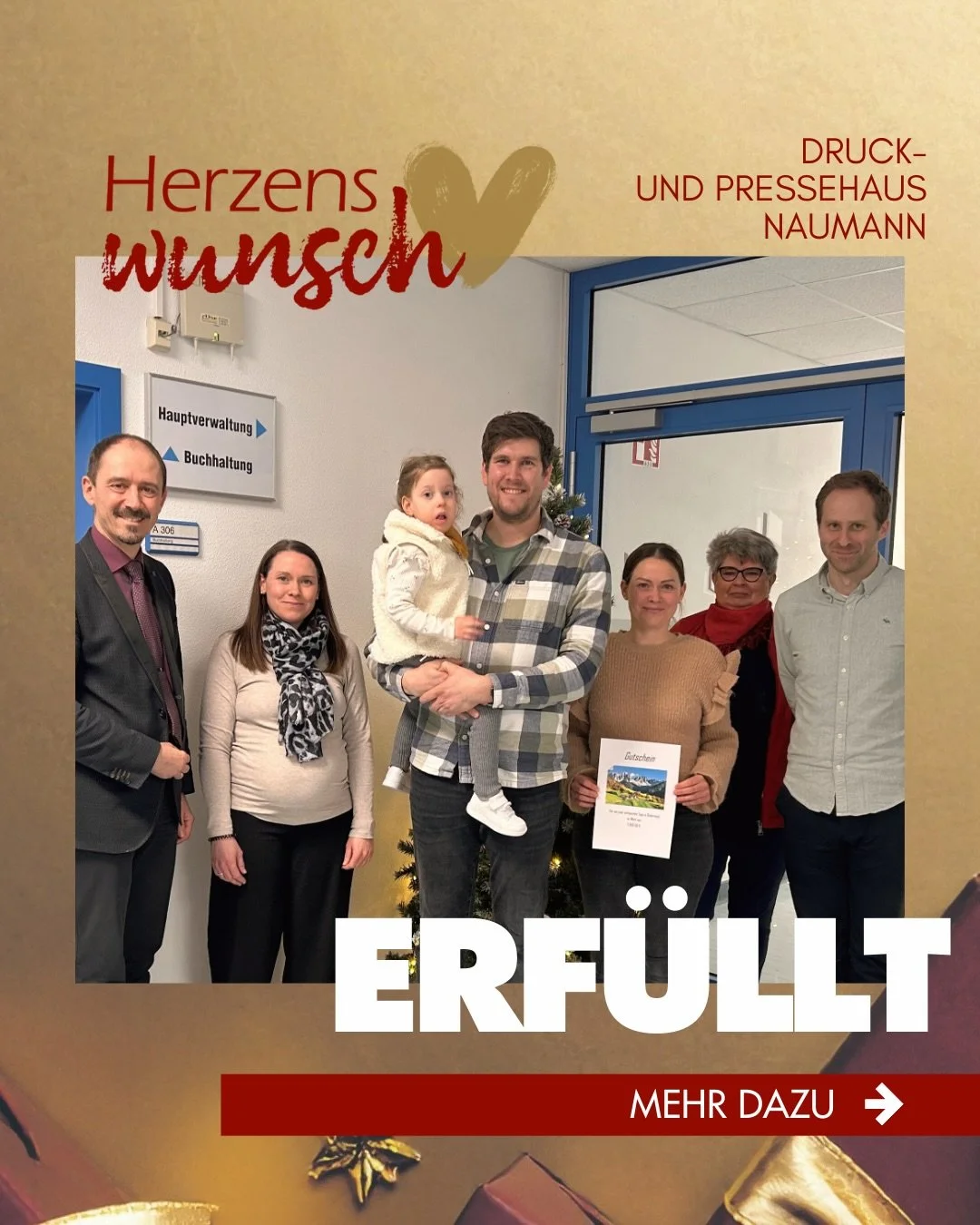 💛 Wenn W&uuml;nsche Hoffnung schenken 💛

Was 2018 als Idee begann, ist heute eine echte Herzensangelegenheit: Mit unserer Aktion Herzenswunsch d&uuml;rfen wir Menschen in herausfordernden Lebenssituationen ein St&uuml;ck Hoffnung, Freude und neue K
