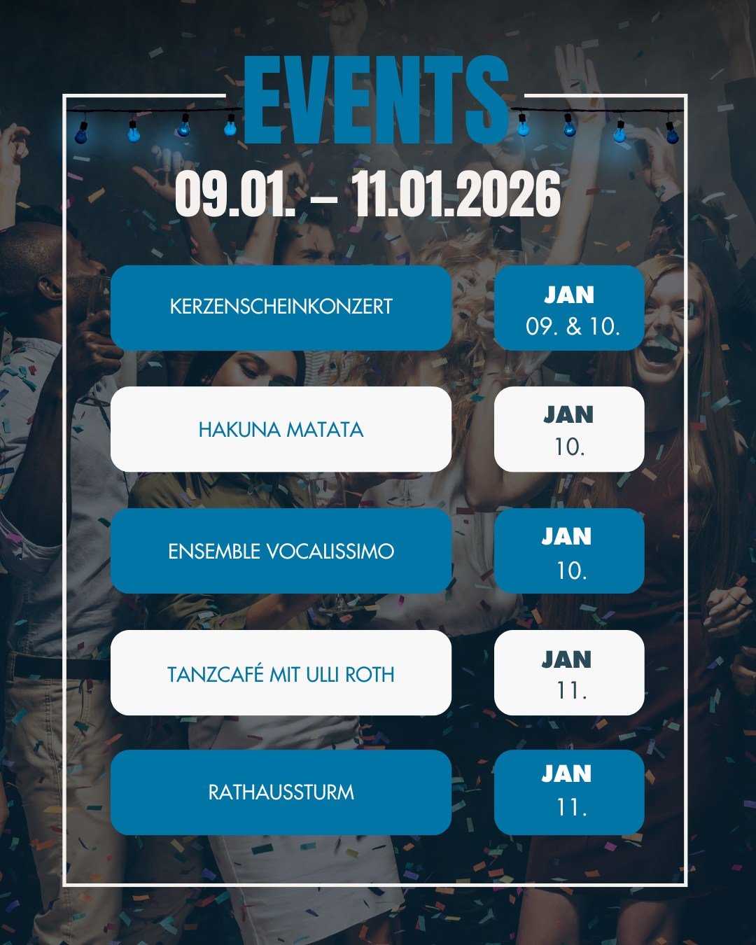 🌟 Wochenend-Tipps f&uuml;r Gelnhausen &amp; Umgebung 🌟

Dieses Wochenende ist wieder einiges los. 💃🕺

Folgt uns um nichts spannendes mehr in der Umgebung zu verpassen.

#eventsinderumgebung #wochenendtipps #spa&szlig;haben #gelnhausen #hanau #mkk