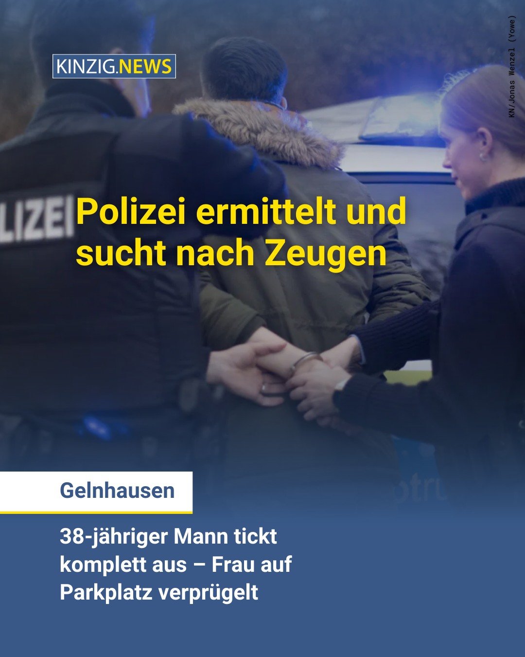 Auf dem Kundenparkplatz eines Discounters in der Hailerer Stra&szlig;e in Gelnhausen ist es am vergangenen Freitagmittag zu einem offensichtlich gewaltt&auml;tigen Vorfall gekommen. Gegen einen 38-j&auml;hrigen Mann wird nun wegen des Verdachts der K