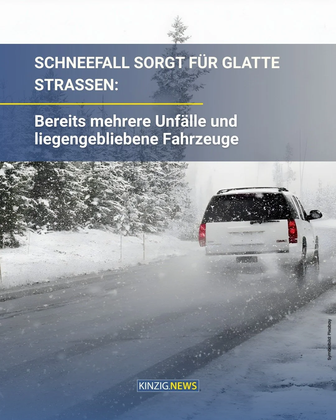 Dichter Schneefall am Donnerstagmorgen hat den (Berufs-)Verkehr auf S&uuml;dosthessens Stra&szlig;en und Autobahnen ordentlich durcheinander gewirbelt ..

#verkehrschaos #schneesturm #glatteis #mkk #kinzinews