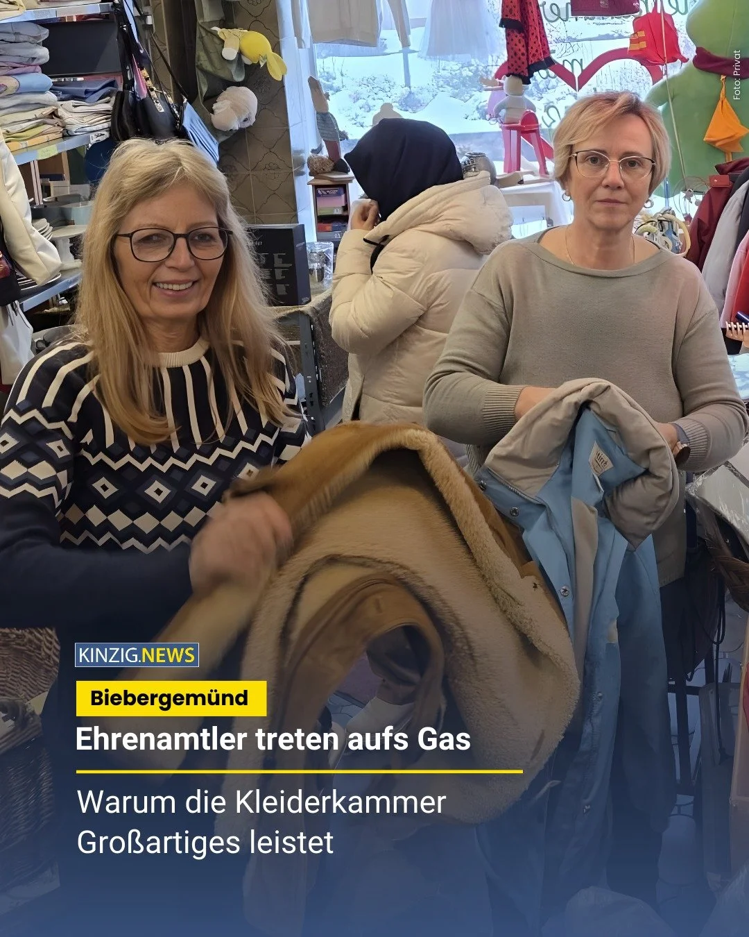Neueste Projekte sind die Unterst&uuml;tzung von Obdachlosen und ein B&uuml;cherflohmarkt zum Erhalt der Laurentiuskirche ...

Den Link zum vollst&auml;ndigen Artikel gibt es in unserer Instagram-Story oder auf kinzig.news.

#kleiderkammer #r&uuml;ck