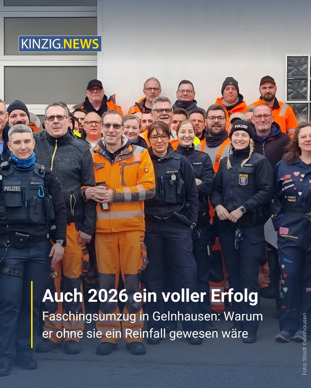 Der beliebte Faschingsumzug in Gelnhausen war auch 2026 wieder ein voller Erfolg: &Uuml;ber 1.000 Aktive in farbenfrohen Motivwagen und fr&ouml;hlich gestalteten Fu&szlig;gruppen sowie Tausende kost&uuml;mierte Besucherinnen und Besucher s&auml;umten