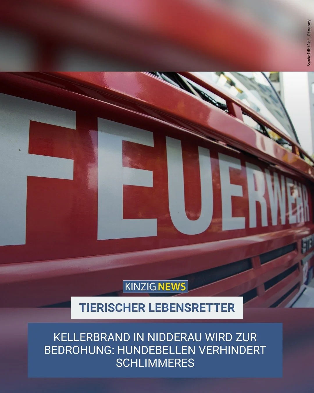 Dank der schnellen Reaktion ihres Hundes ist eine 60-J&auml;hrige in der Nacht zu Dienstag einem schweren Feuer in Nidderau-Ostheim entkommen, das eine Doppelhaush&auml;lfte vorerst unbewohnbar machte. Wie aus einem Bericht des Polizeipr&auml;sidiums
