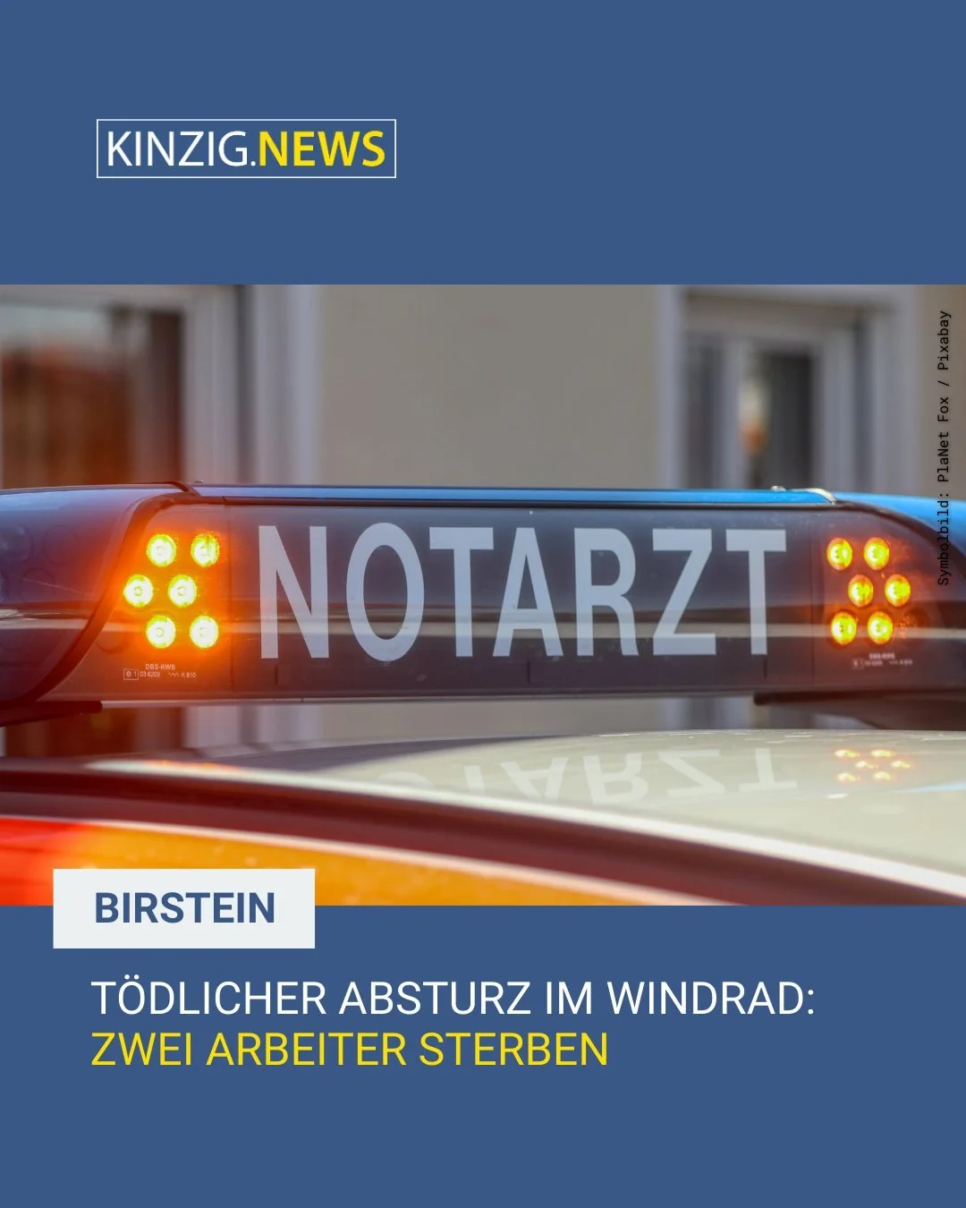 Gegen 5 Uhr morgens passiert das Unfassbare: Ein Arbeitskorb st&uuml;rzt im Inneren eines Windrades ab. F&uuml;r zwei M&auml;nner kommt jede Hilfe zu sp&auml;t.

Den Link zum vollst&auml;ndigen Artikel gibt es in unserer Instagram-Story oder auf kinz