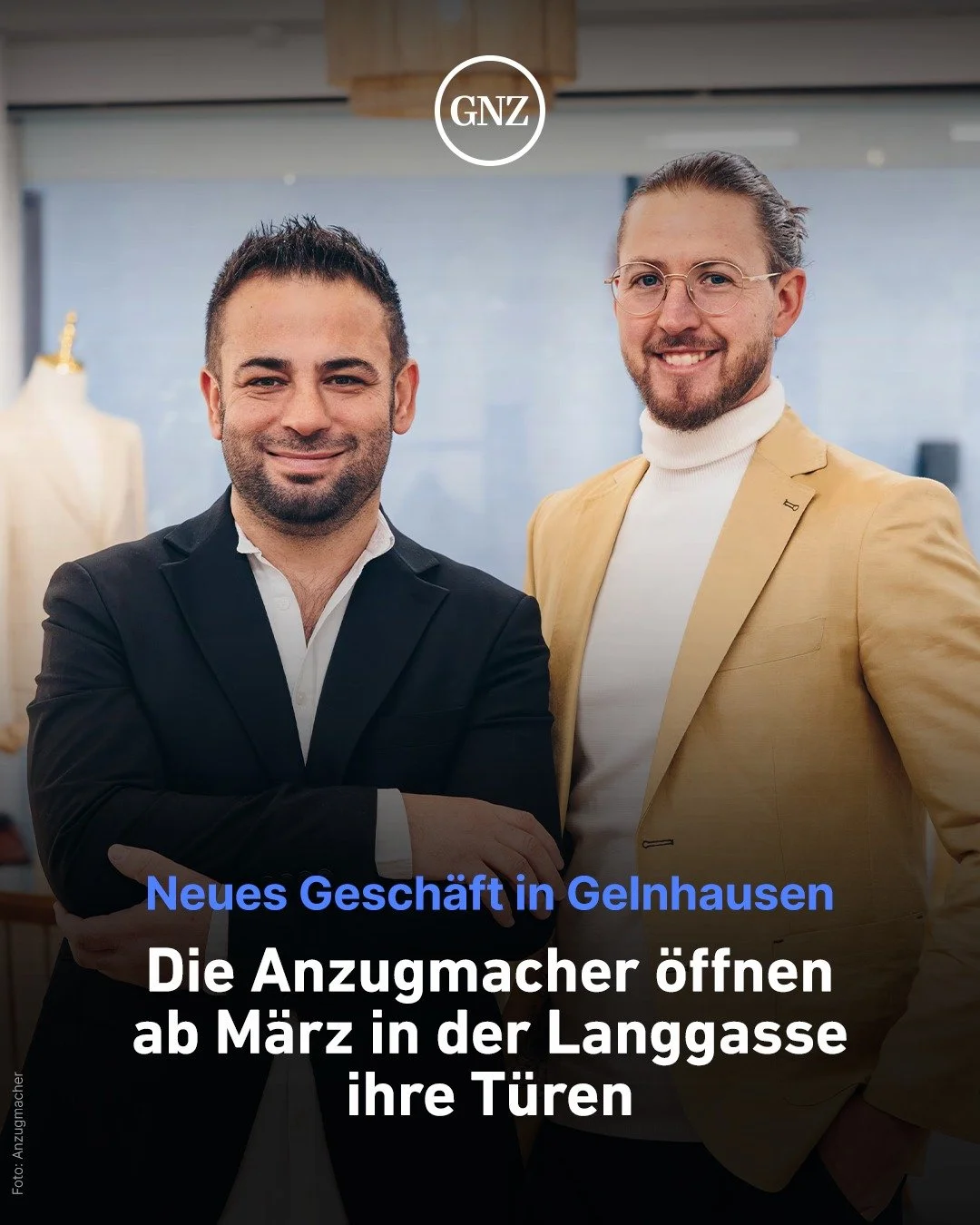 Wer nach einer M&ouml;glichkeit sucht, seiner Pers&ouml;nlichkeit durch einen ausgefallenen Anzug Ausdruck zu verleihen, d&uuml;rfte bald in der Gelnh&auml;user Langgasse f&uuml;ndig werden. Neben klassischen Anz&uuml;gen in Schwarz, Grau oder Dunkel