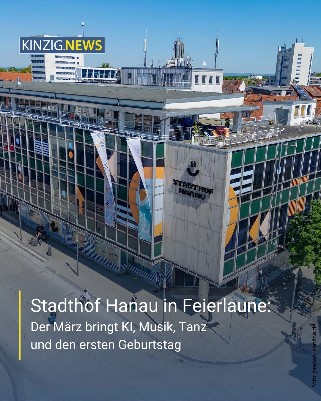 Der Stadthof feiert am 13. M&auml;rz seinen ersten Geburtstag und l&auml;dt mit vielf&auml;ltigem Programm zum Besuch ein.

Den Link zum vollst&auml;ndigen Artikel gibt es in unserer Instagram-Story und auf kinzig.news.

#stadthofhanau #feierlaune #g