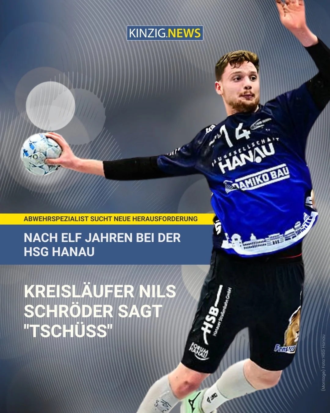 Bei Handball-Drittligist HSG Hanau steht der zweite Abgang f&uuml;r den Sommer fest ...Nachdem Kapit&auml;n Max Bergold bereits sein Karriereende bekannt gegeben hat, wird auch Kreisl&auml;ufer Nils Schr&ouml;der die Spielgemeinschaft nach Ablauf der