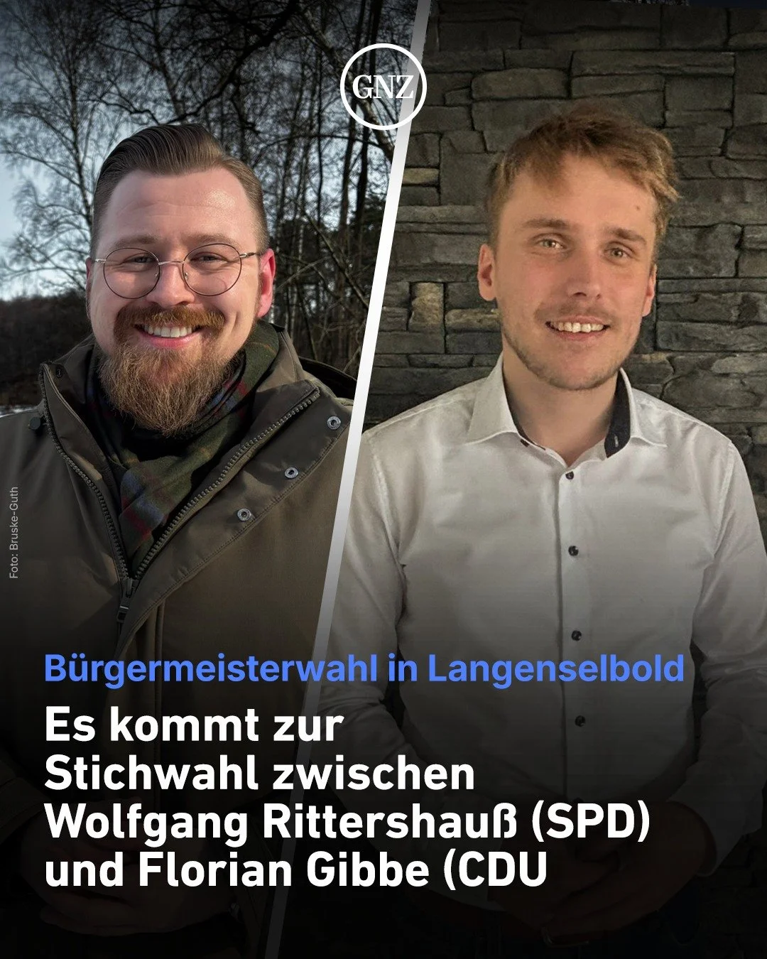 In Langenselbold ist die Ausz&auml;hlung f&uuml;r die B&uuml;rgermeisterwahl beendet: Es gibt keinen Sieger. Wolfgang Rittershau&szlig; (SPD, 45,8 Prozent der Stimmen) und Florian Gibbe (CDU, 38,5 Prozent) m&uuml;ssen in zwei Wochen in die Stichwahl.