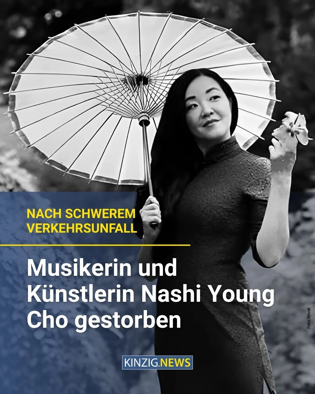 Die Stadt Hanau trauert um die Musikerin und K&uuml;nstlerin Nashi Young Cho ...

Den Link zum vollst&auml;ndigen Artikel gibt es in unserer Instagram-Story und auf kinzig.news.

#schwererverkehrsunfall #musikerin #nashiyoungcho #hanau #kinzignews