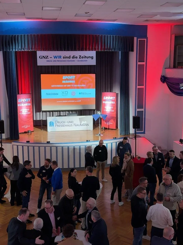 TV Gelnhausen: Netzwerkabend. Sports meets Business im GNZ-Kultersaal

Eingeladen vom @tvgelnhausenhandball, in Kooperation mit dem Druck und Pressehaus Naumann und @xquadrat_dieplaner, fand am 5. Februar 2026 der TV Gelnhausen: Netzwerkabend im GNZ-