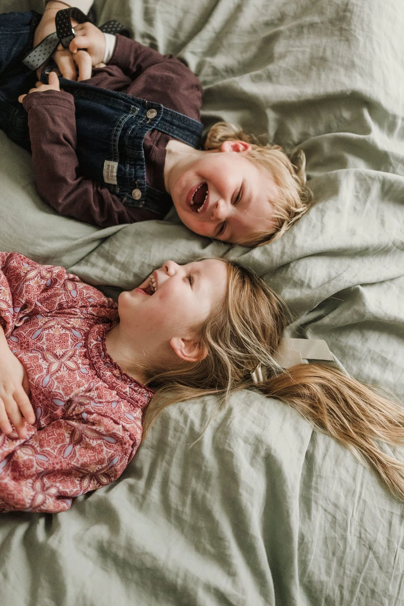 Jill, Wout, Romée en Remus