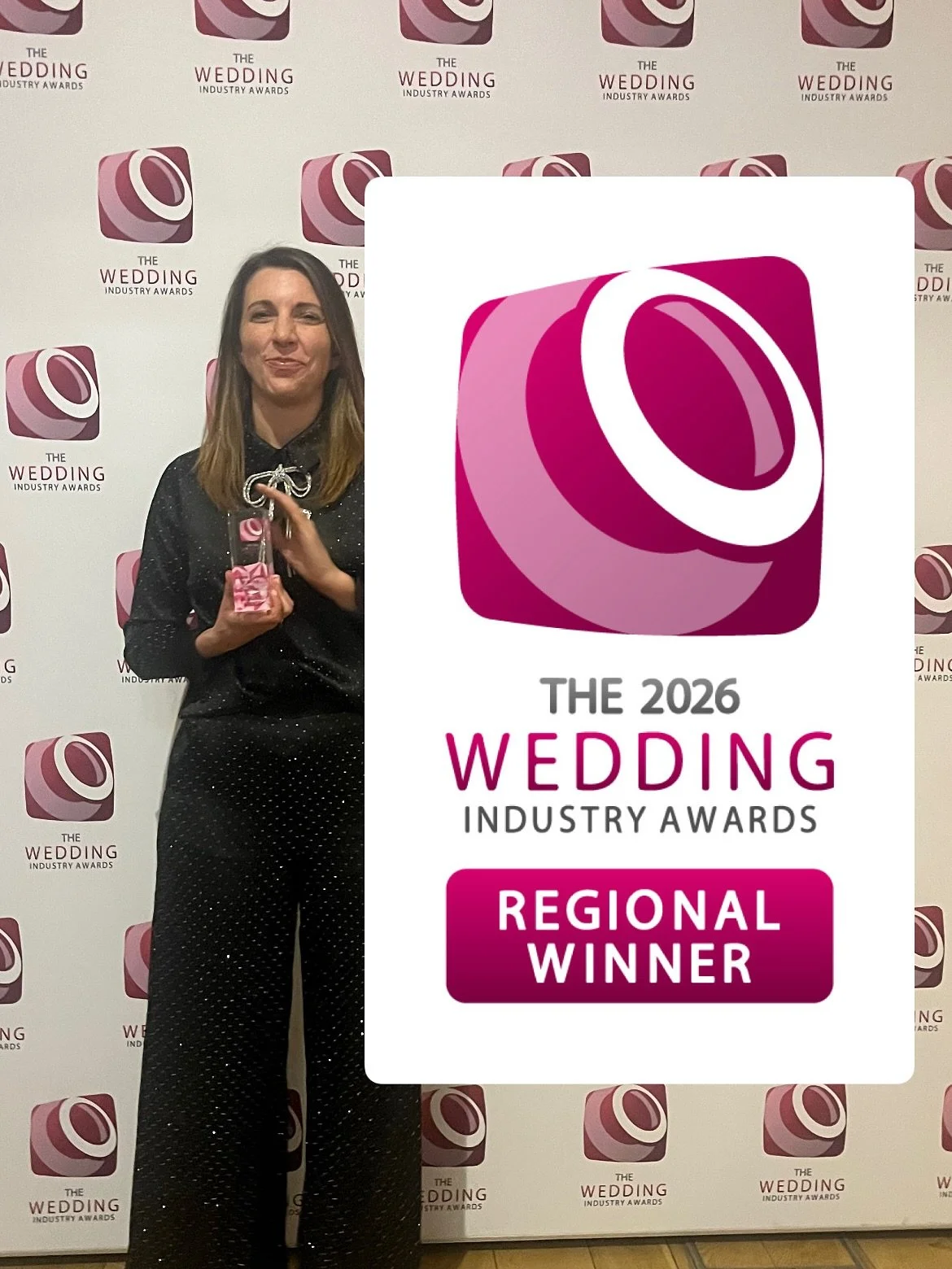 I can&rsquo;t even begin to describe the feeling of last night. @twia_official hosted @aldwickestate and somehow I ended up winning &ldquo;BEST CELEBRANT OF THE YEAR!&rdquo; Across the South-West!

I remember my heart beating, my body shaking, and my
